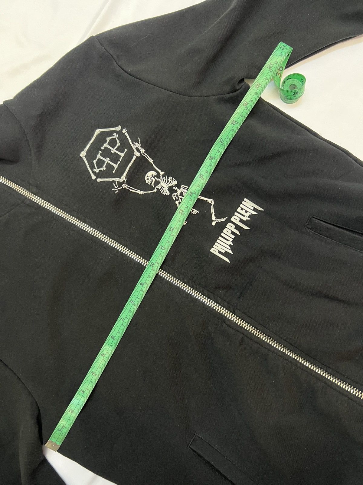 Philipp Plein Philip Plein Logo Zip Up Cardigan Sweatshirt Size US L / EU 52-54 / 3 - 13 Thumbnail