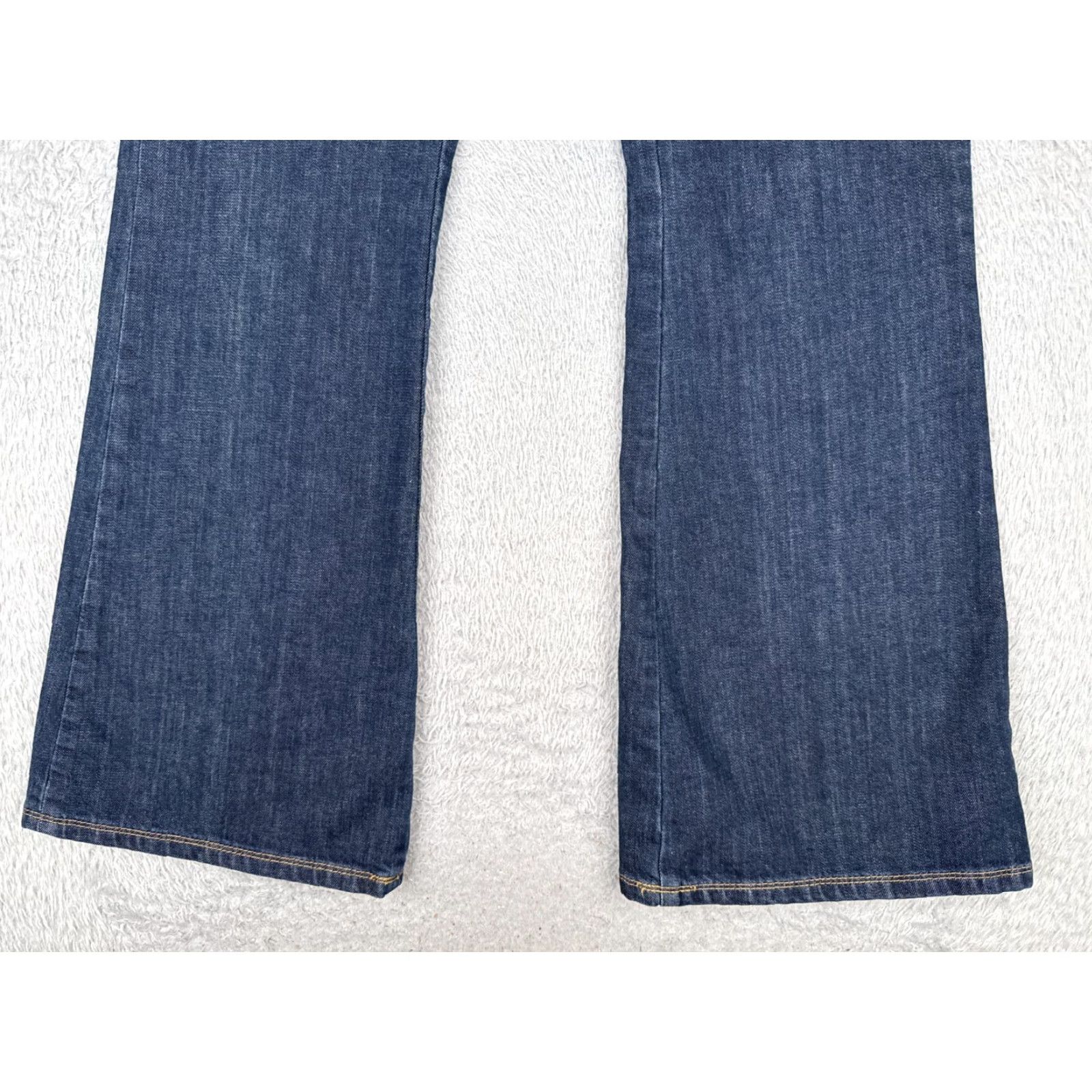 Boden Boden Jeans Women 10 Blue Denim Bootcut Dark Wash Mid Rise Cotton Blend 32x31 Jeans Womens Boots Cut 90s Southwestern USA Mens Women Girls Size 32" / US 10 / IT 46 - 2 Thumbnail