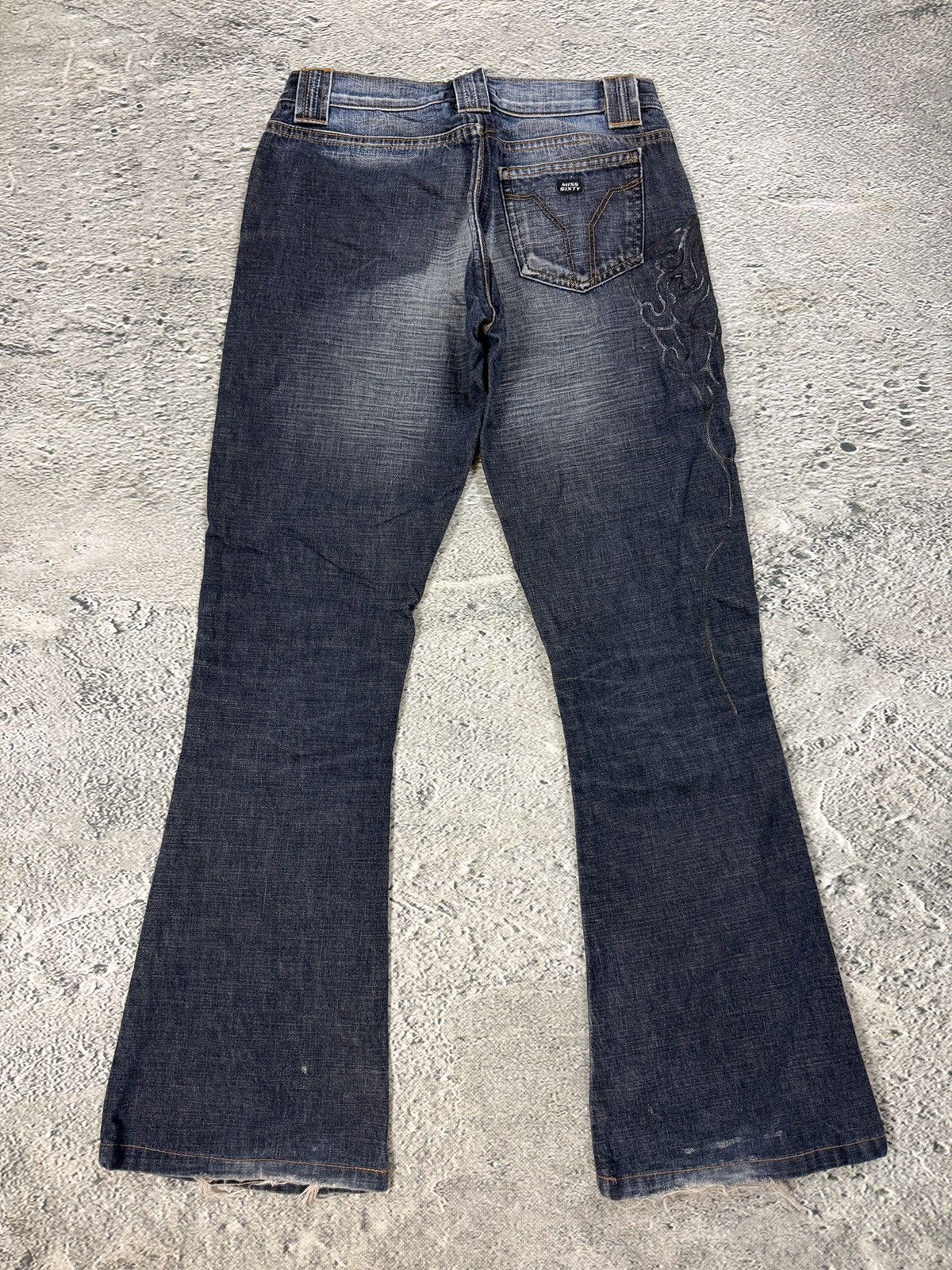 Miss Sixty Miss Sixty Jeans flared tribal Y2K navy medusa Size 25" / US 0 / IT 36 - 6 Thumbnail