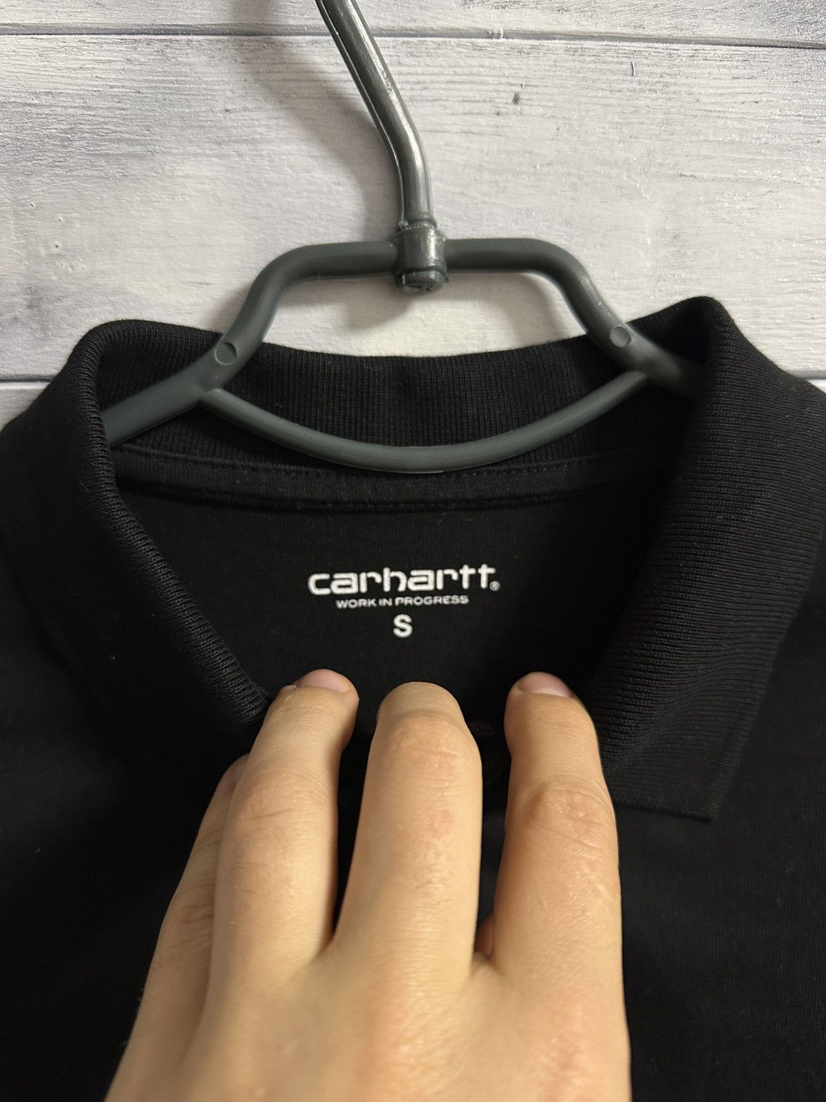 Carhartt Rare Chase Polo Long-Sleeve Carhartt Work In Progress WIP Size US S / EU 44-46 / 1 - 8 Thumbnail