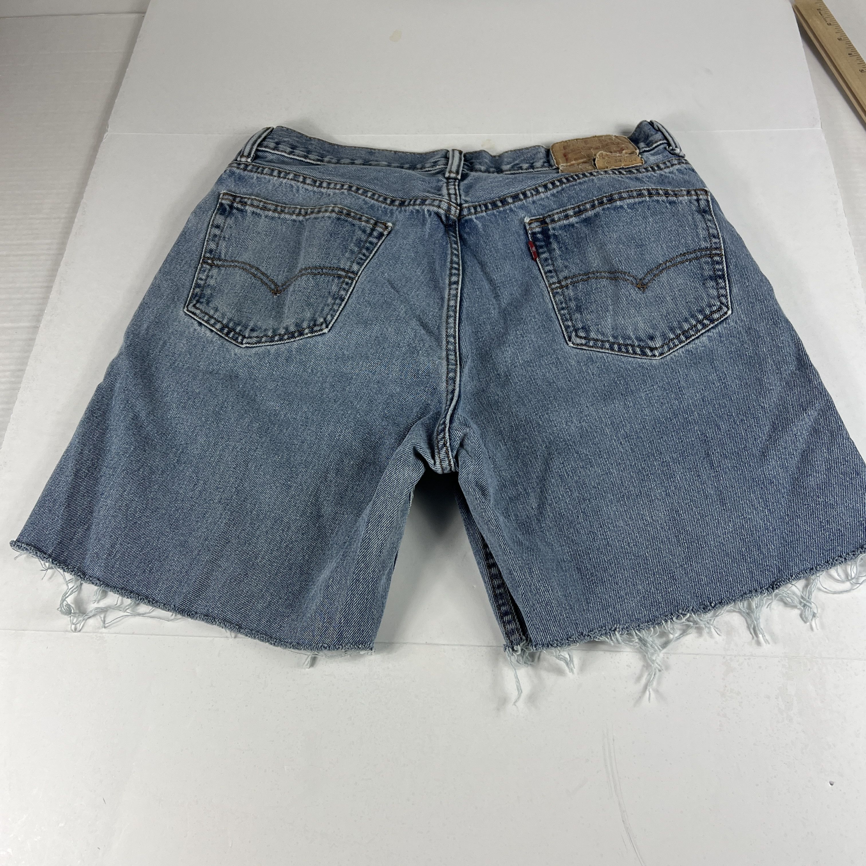 Levi's Levi's Jean Short 560 Loose Faded Cut Off Cotton Denim Jorts Size US 34 / EU 50 - 9 Thumbnail