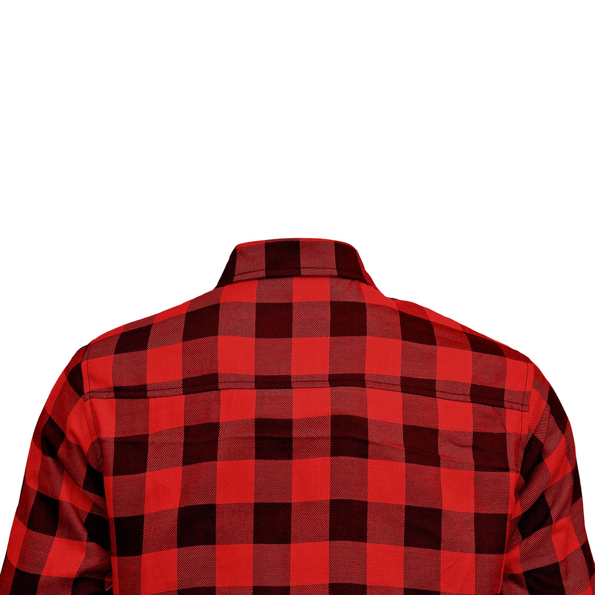 Dixxon × Flannel × Other RIDERACT® Men's Red Reinforced Flannel Motorcycle Shirt Size US M / EU 48-50 / 2 - 5 Thumbnail