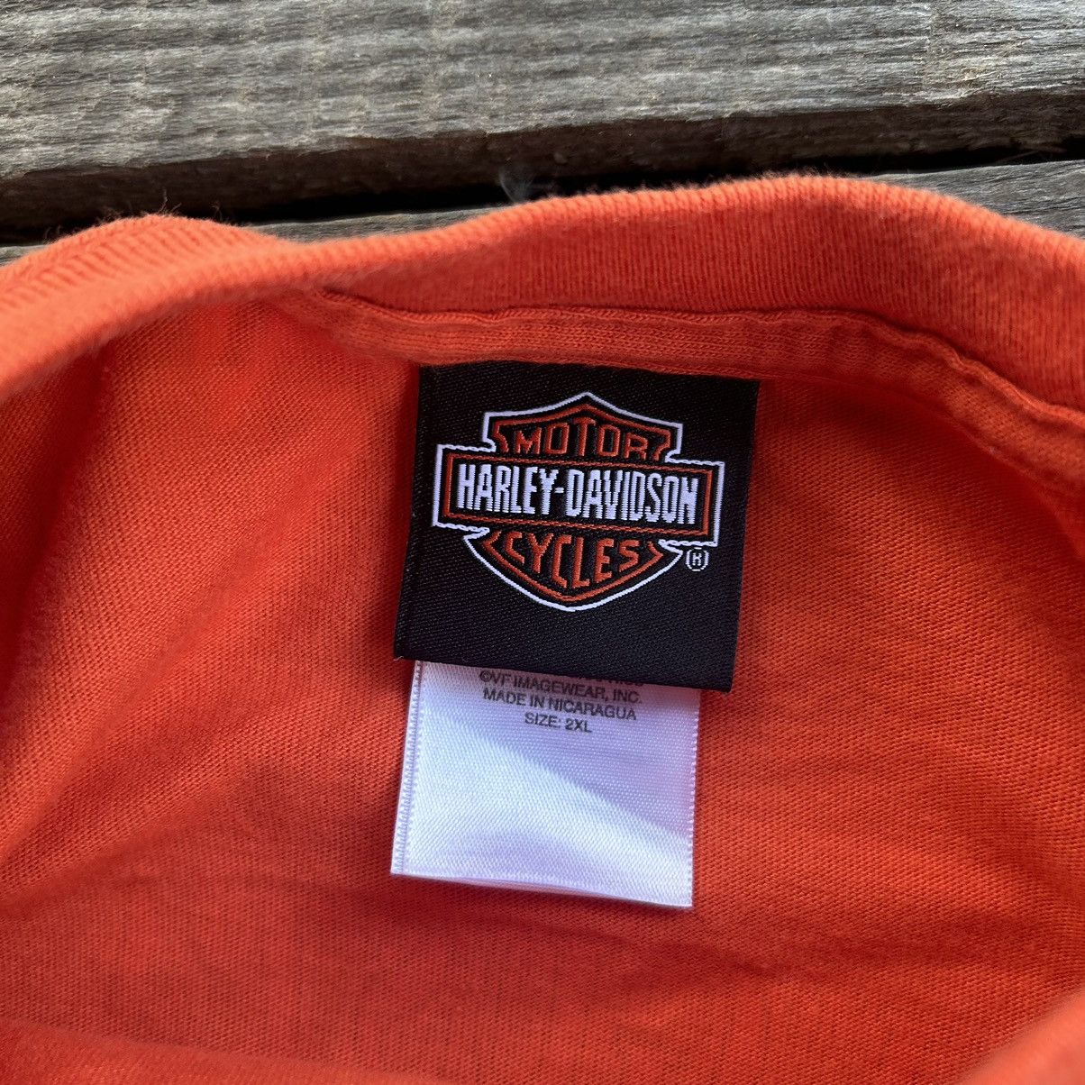 Harley Davidson × Vintage Vintage Y2K Harley Davidson Biker Augusta Georgia T Shirt Size US XXL / EU 58 / 5 - 6 Thumbnail