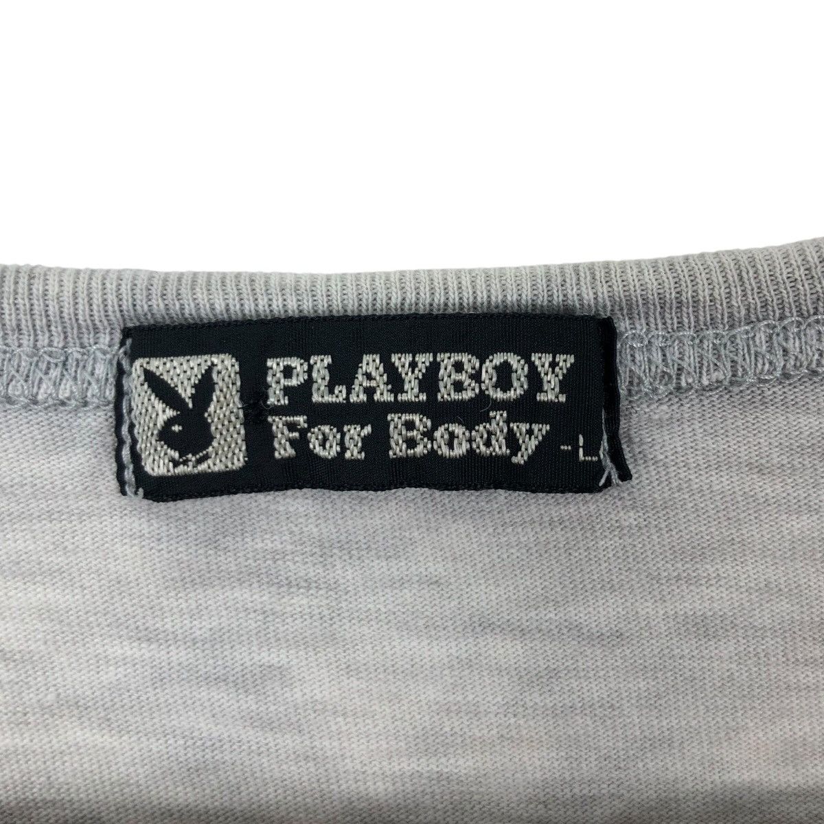 Vintage Vintage 90s PLAYBOY For Body Long Sleeve Big Logo Size L Size US L / EU 52-54 / 3 - 5 Thumbnail