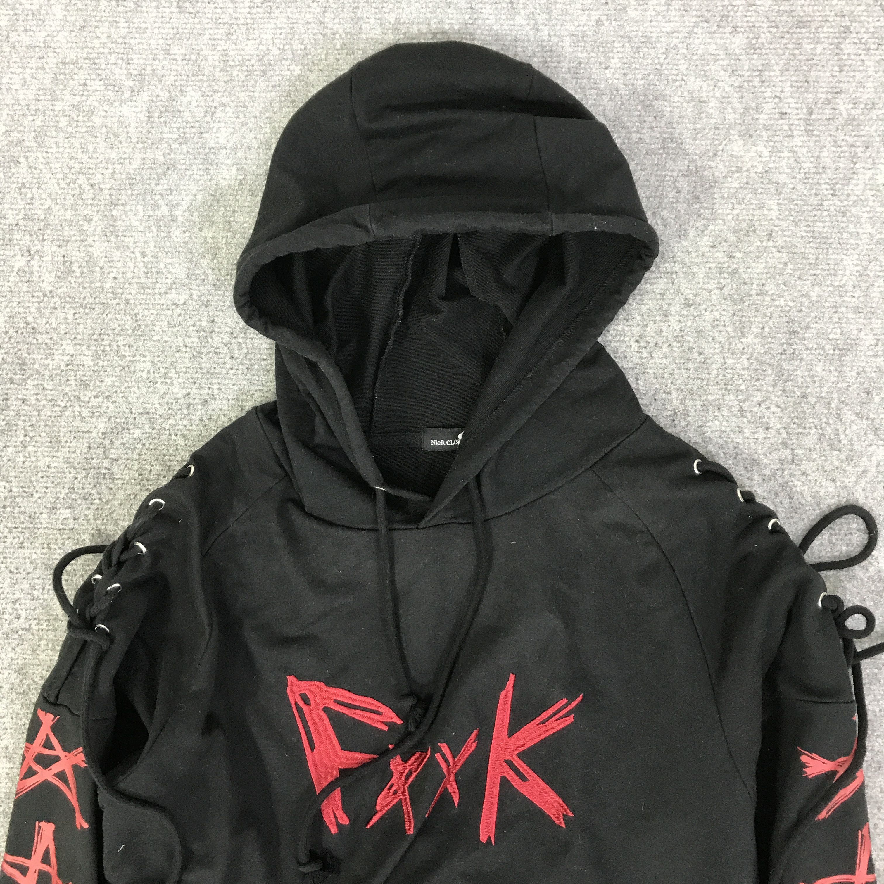 Japanese Brand NIER CLOTHING JAPAN STYLE PUNK HOODIES SWEATSHIRT K103B9 Size US L / EU 52-54 / 3 - 2 Thumbnail