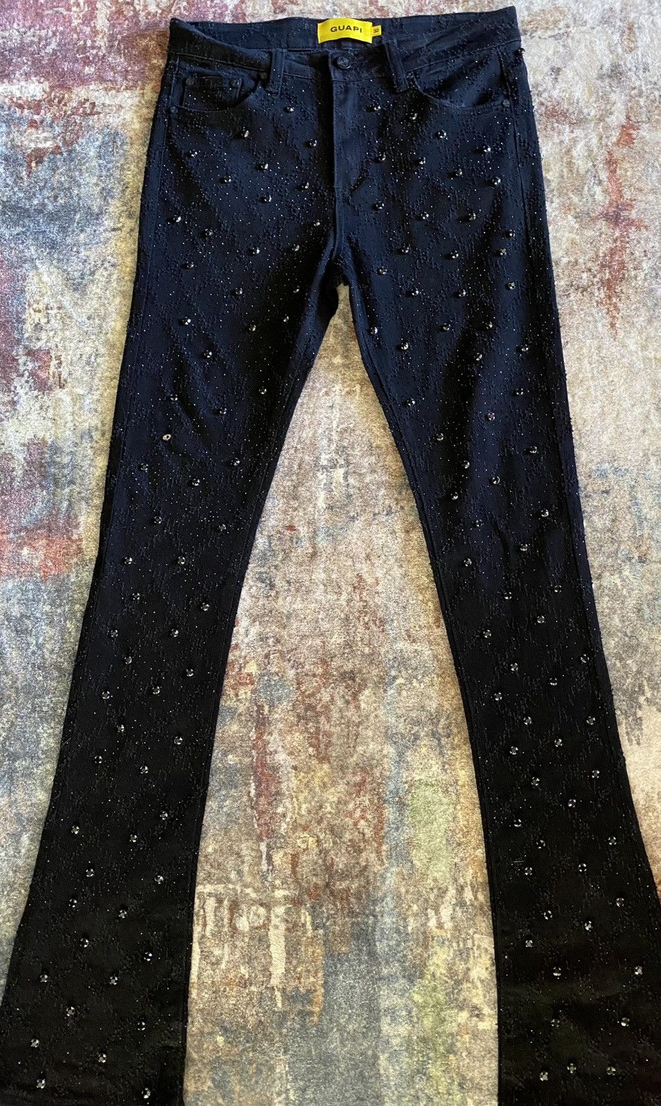 Other Guapi Denim Super Stacked Embellished Denim Size US 32 / EU 48 - 2 Thumbnail