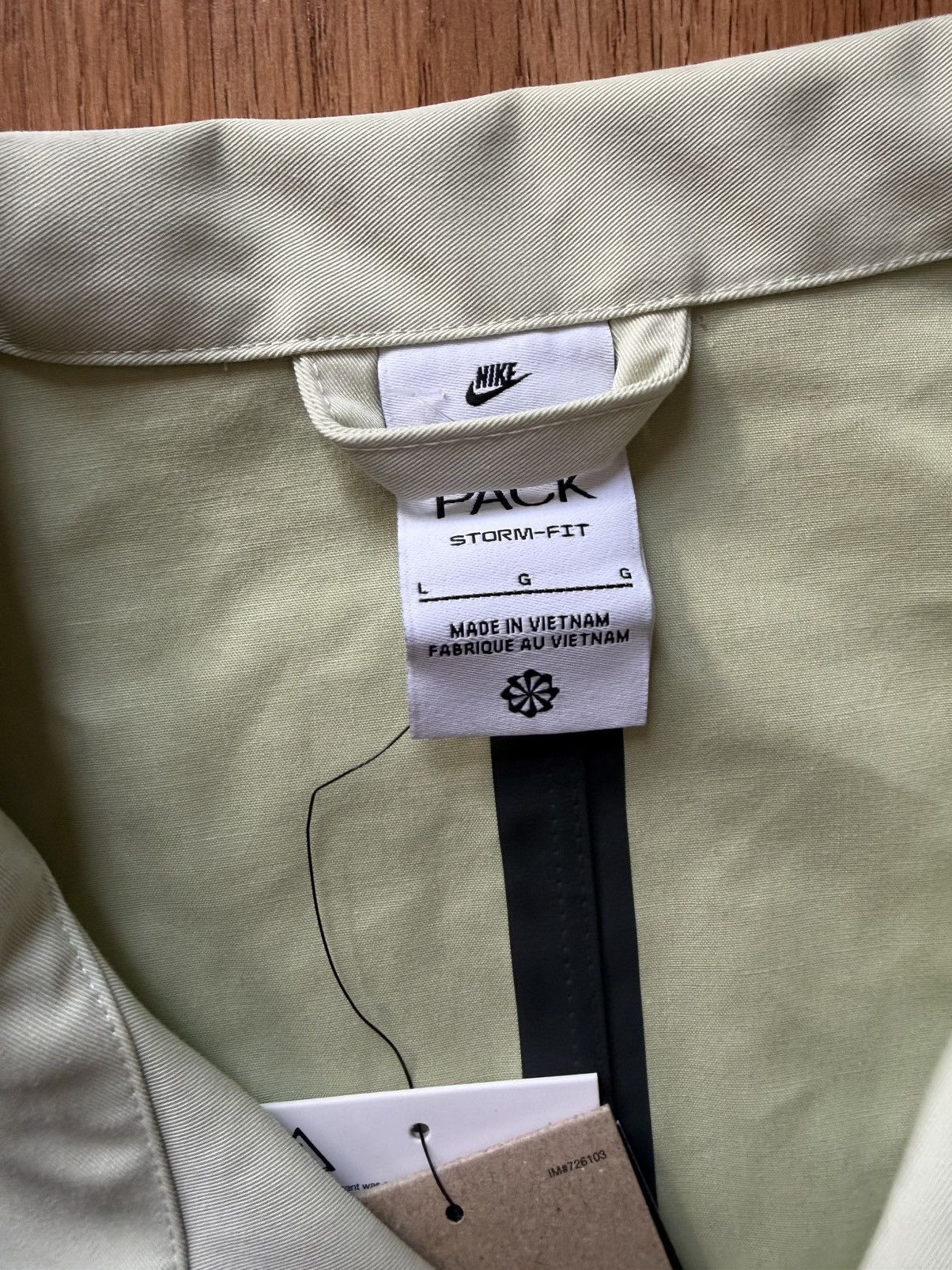 Nike Nike Tech Pack Storm-Fit Jacket with Neck Closure Size US L / EU 52-54 / 3 - 5 Thumbnail