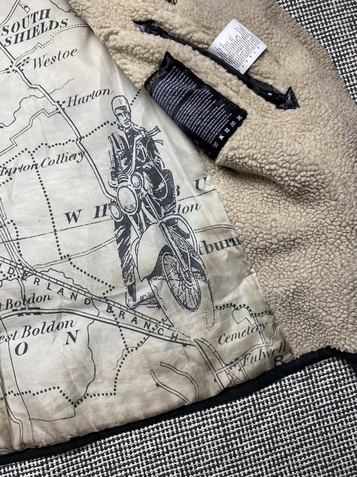 Barbour × Vintage Women's Barbour Wax Matlock Motorcycle Black Jacket Size S / US 4 / IT 40 - 15 Thumbnail