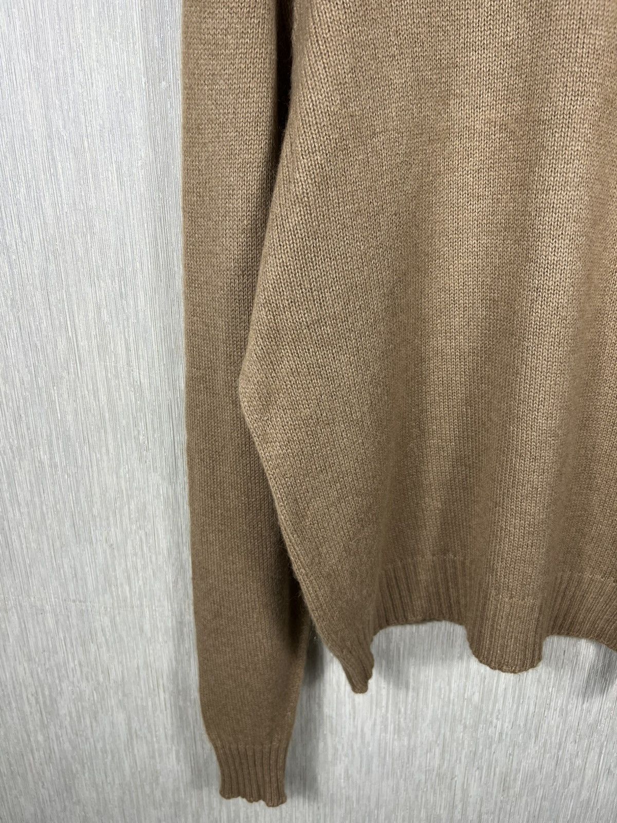 Lyle & Scott Vintage 90s Lyle & Scott camelhair knit sweater aesthetic Size US XL / EU 56 / 4 - 4 Thumbnail