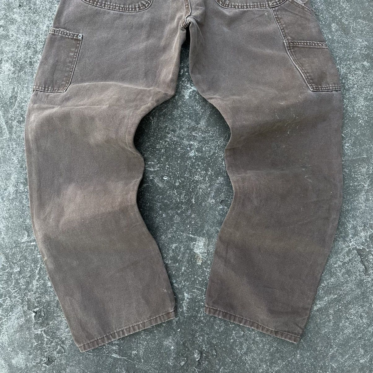Other 34x34 Rare Crazy Vintage Faded Mocha Dickies Double Knee Size US 34 / EU 50 - 8 Thumbnail