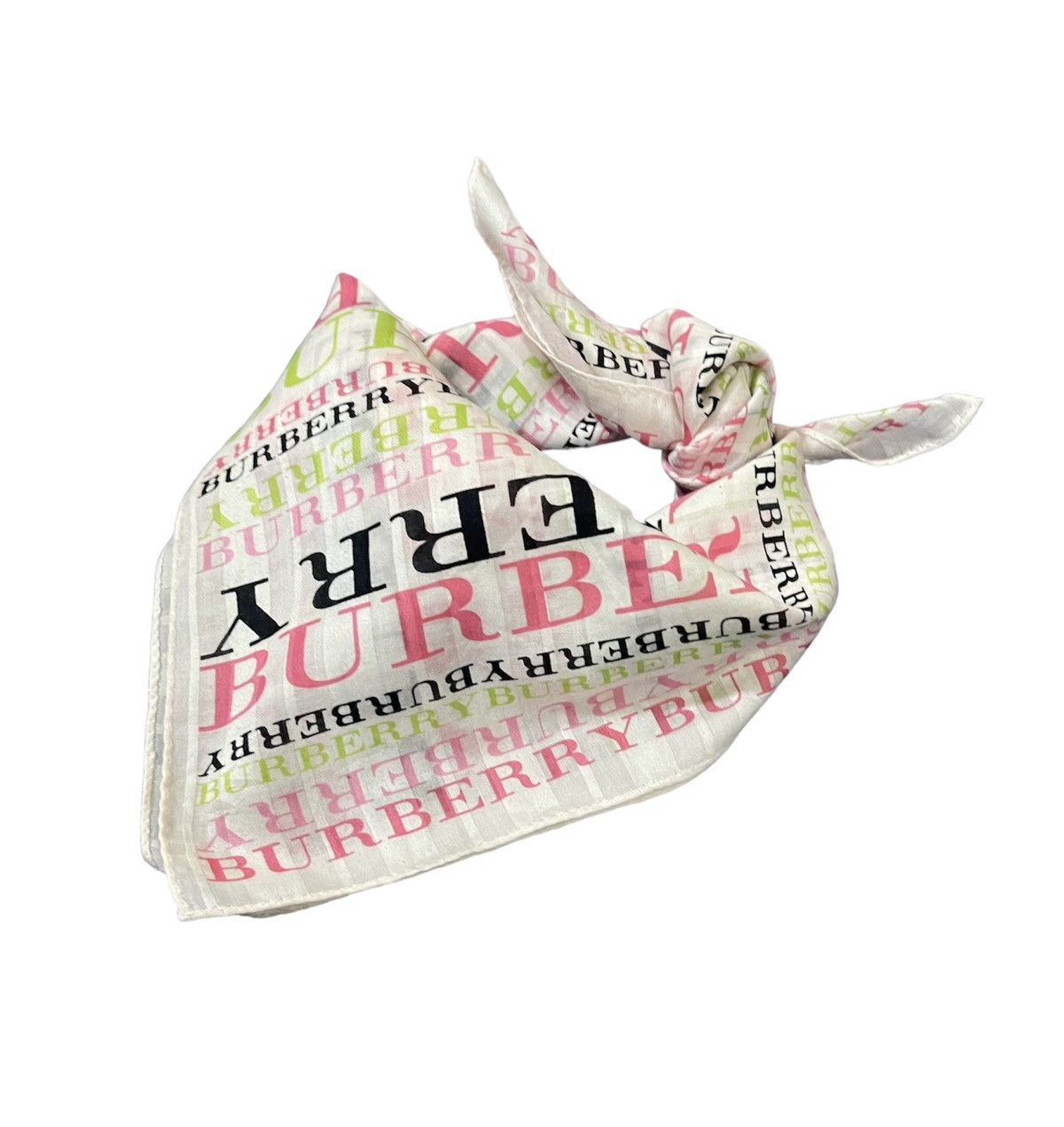 Burberry × Vintage Burberry handkerchief // neckerchief // bandana Size ONE SIZE - 2 Thumbnail