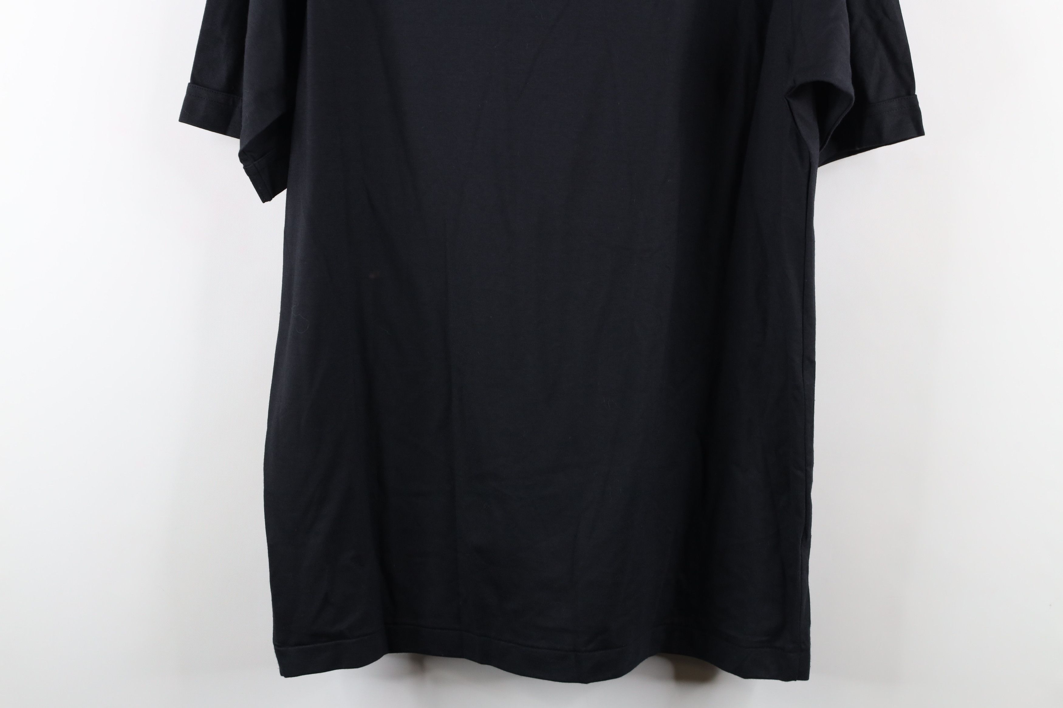 Vintage Deadstock Vintage 70s Streetwear Collared Polo Shirt Black Size US L / EU 52-54 / 3 - 9 Thumbnail