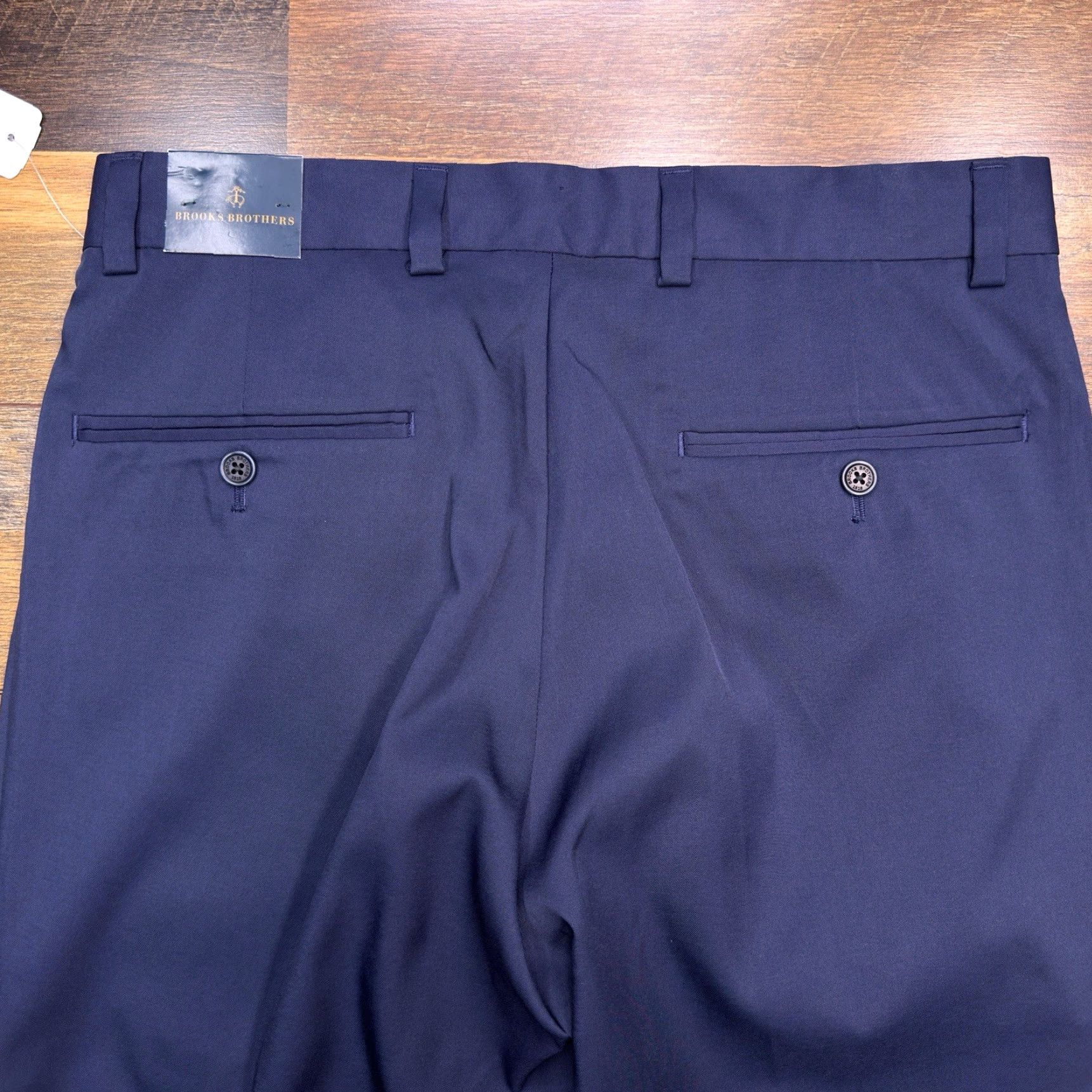 Brooks Brothers Brooks Brothers Performance Chino Pants Mens 30x32 Navy Mid Rise Stretch New Size US 30 / EU 46 - 7 Thumbnail