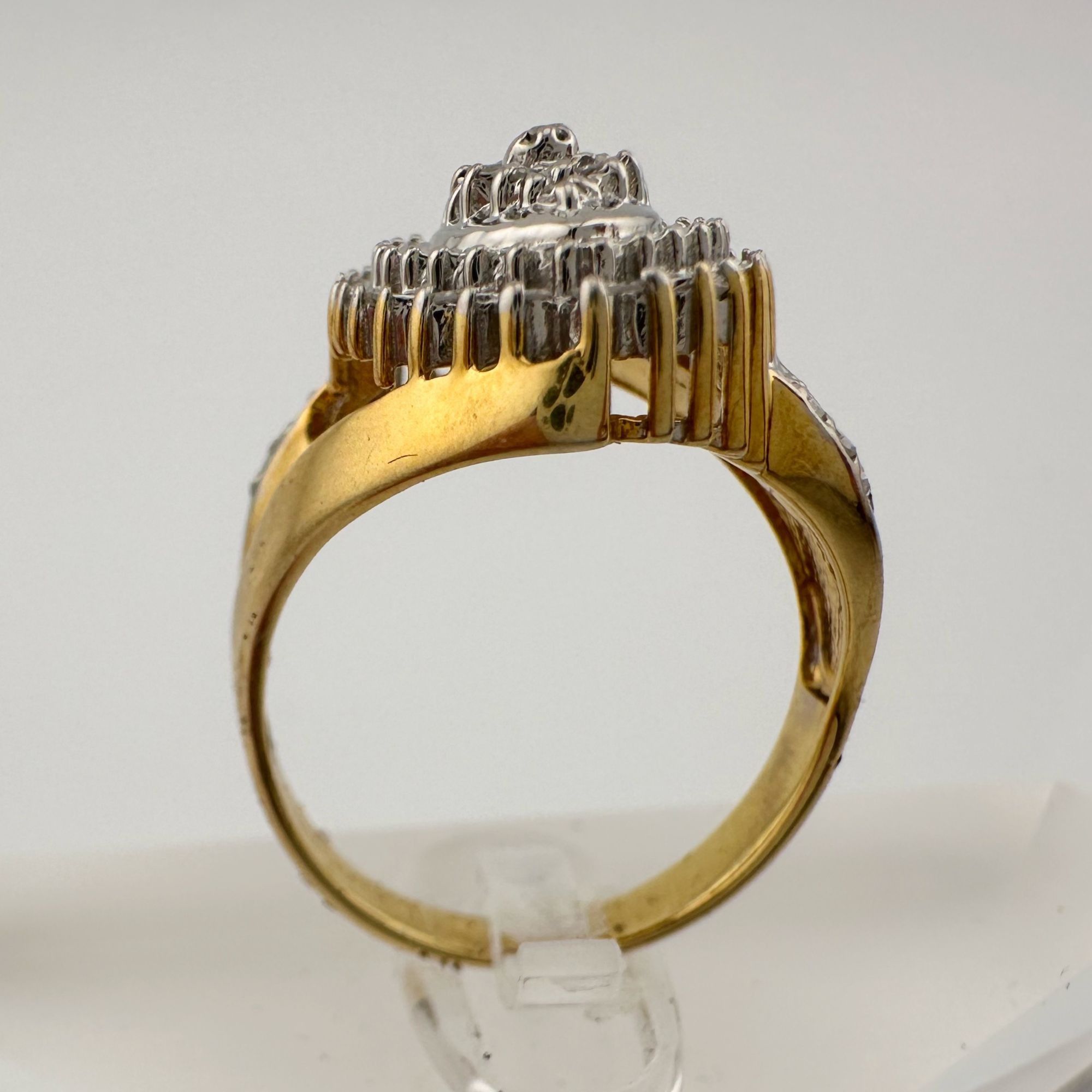 Other Marquise Cut 1/2 Carat Diamond Ring - Gold Plated Silver Size ONE SIZE - 11 Thumbnail