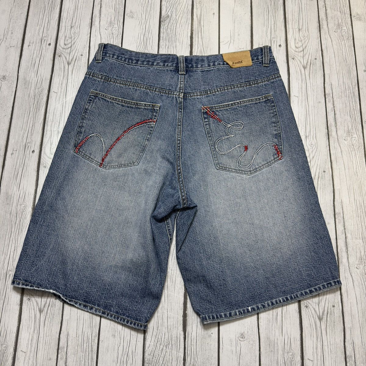 Ecko Unltd. × Vintage Vintage Ecko jean shorts Size US 36 / EU 52 - 2 Thumbnail