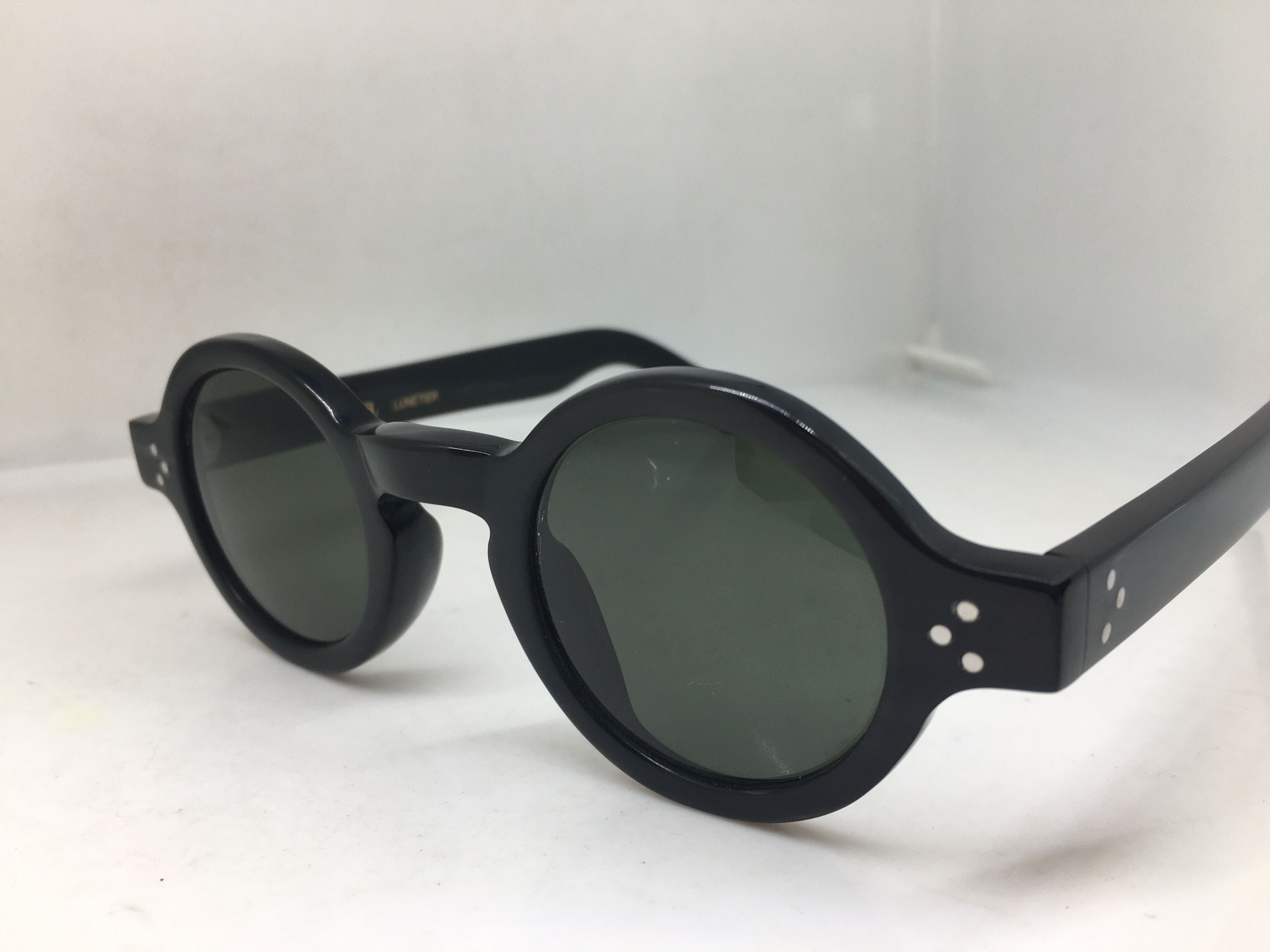 Lesca Lunetier Lesca Lesca Lunetier Genuine Horn G Burt Sunglasses Size ONE SIZE - 3 Thumbnail