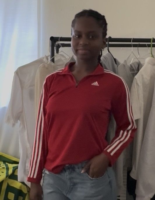 Adidas Adidas bright Red 3/4 zip Size L / US 10 / IT 46 - 2 Thumbnail