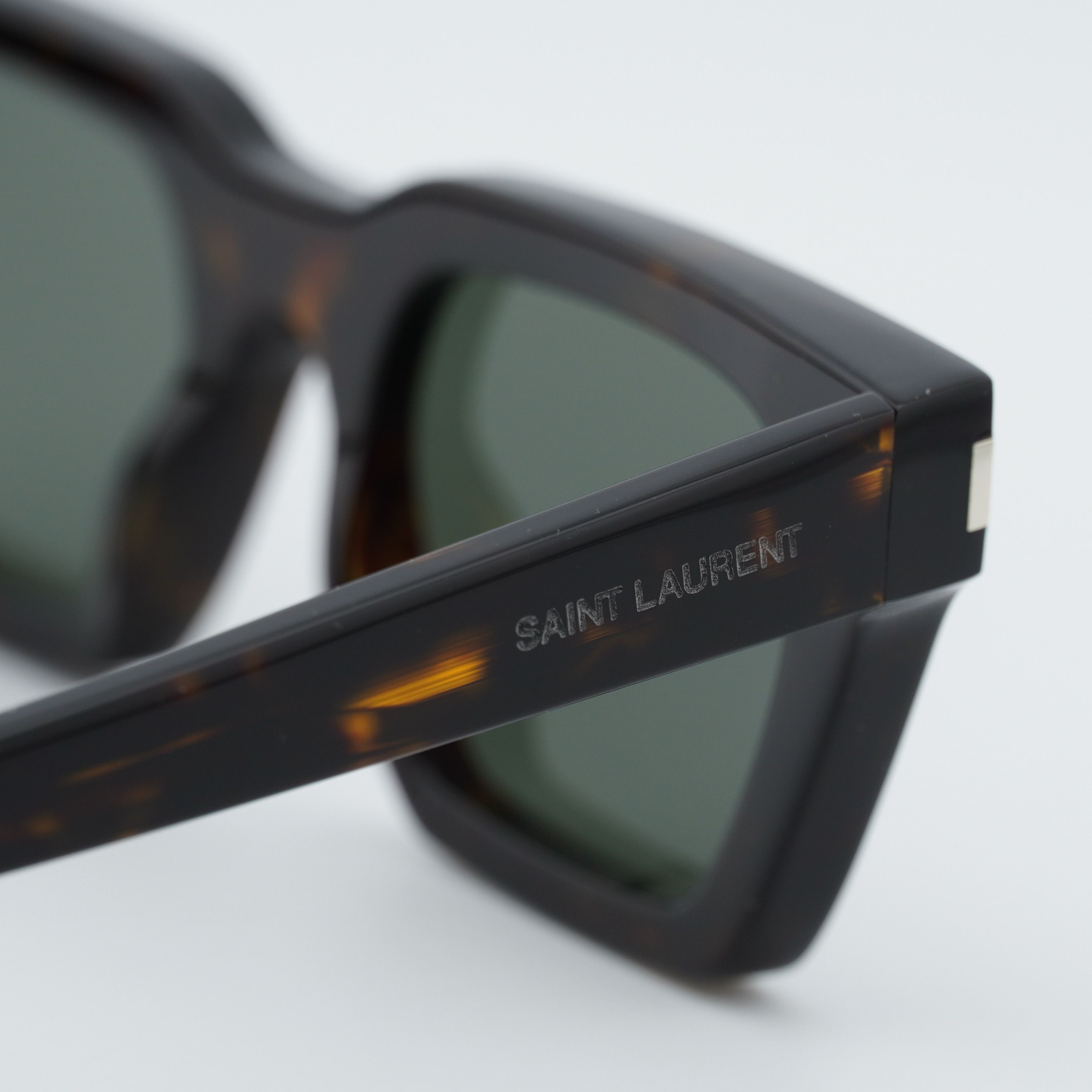 Saint Laurent Paris Saint Laurent SL633CALISTA 002 Sunglasses Havana Rectangle Size ONE SIZE - 9 Thumbnail