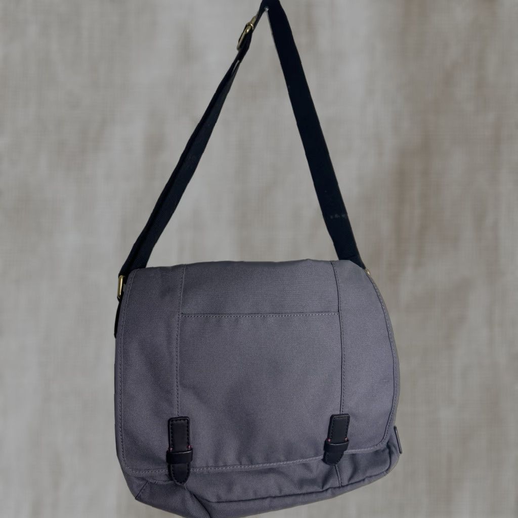 Fossil Fossil Crossbody Bag Gray Polyester Leather 12x12x3.5 Adjustable Strap Women Bag Cross-Body Messenger Size ONE SIZE - 1 Thumbnail