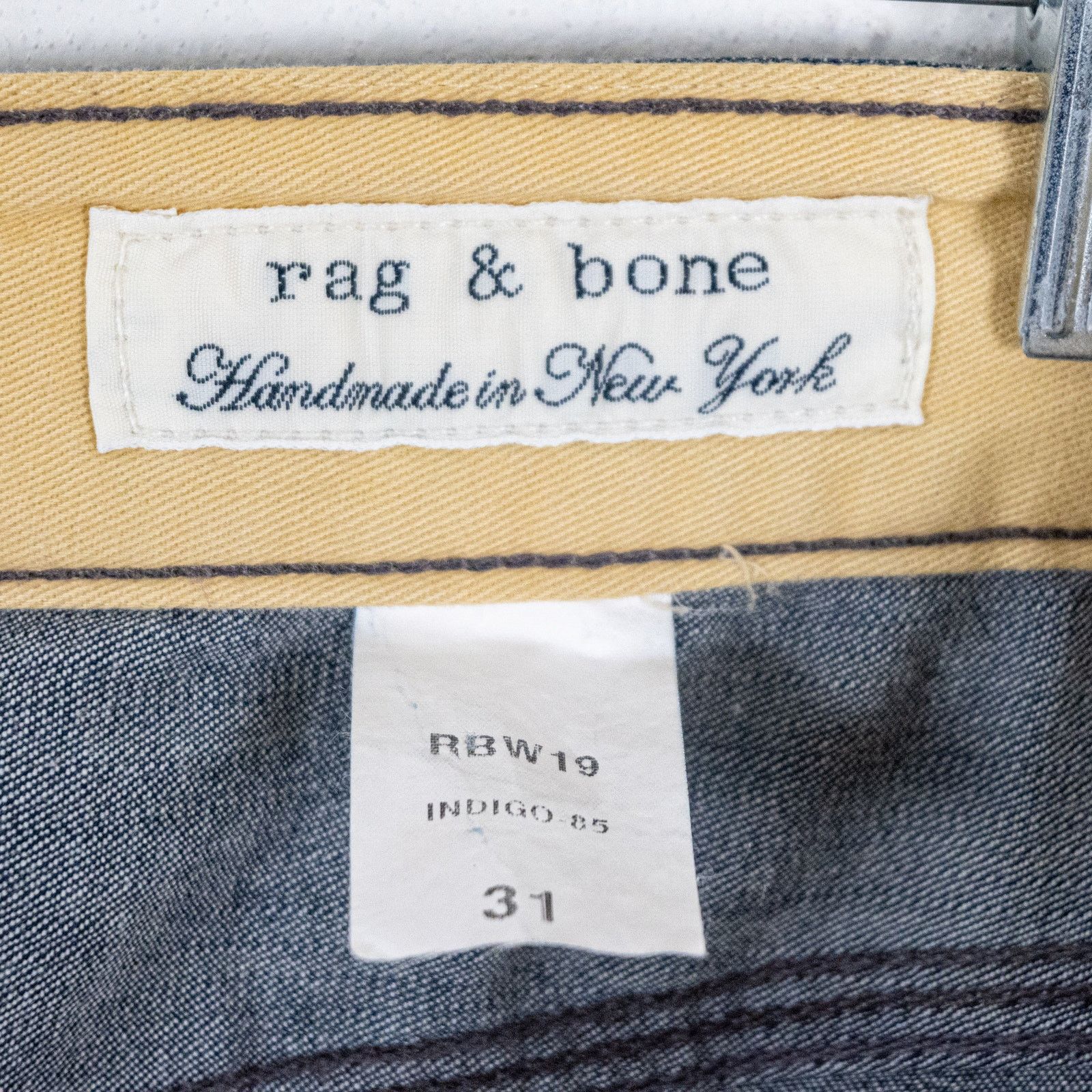 Rag & Bone vtg Rag & Bone Jeans indigo 85 size 31 Handmade in USA Size US 31 - 2 Thumbnail