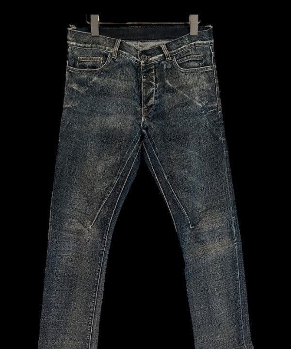 Rick Owens 2008 Rick Owens “Neil Blue” Detroit Cut Denim | Grailed