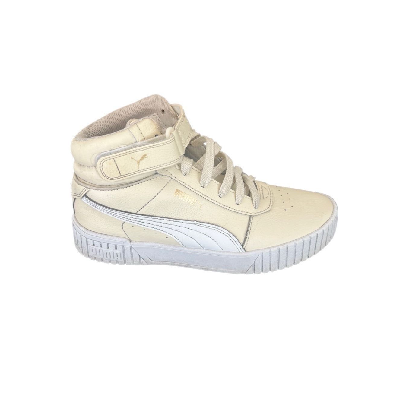 Puma PUMA High Top Sample Sneakers Saddle Soft Nappa Leather Size Size US 8.5 / IT 38.5 - 1 Thumbnail