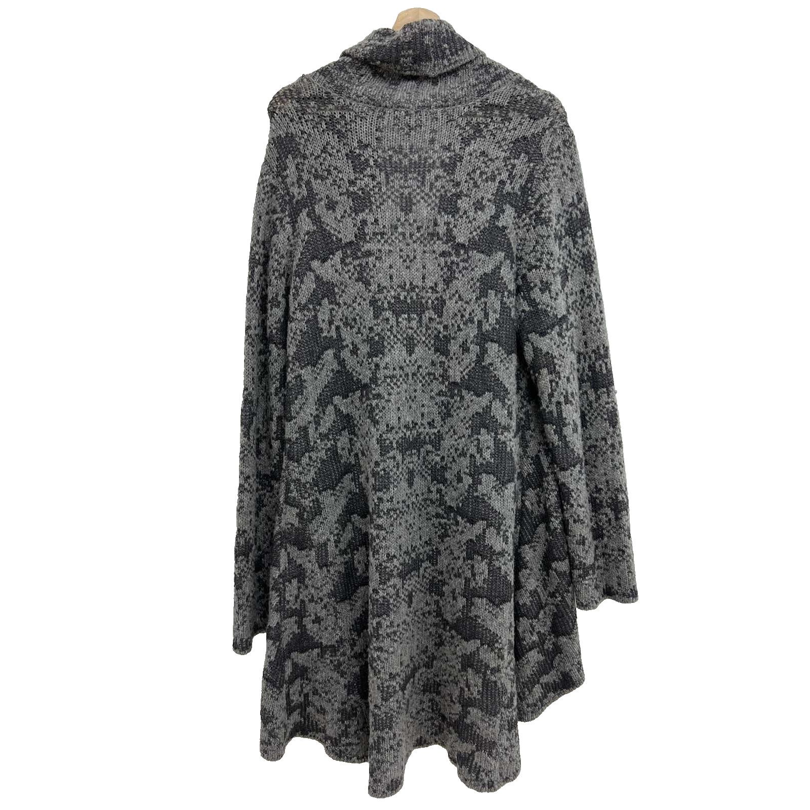 Eileen Fisher EILEEN FISHER Wool Cardigan Sweater Gray Large A000645 Size L / US 10 / IT 46 - 4 Thumbnail