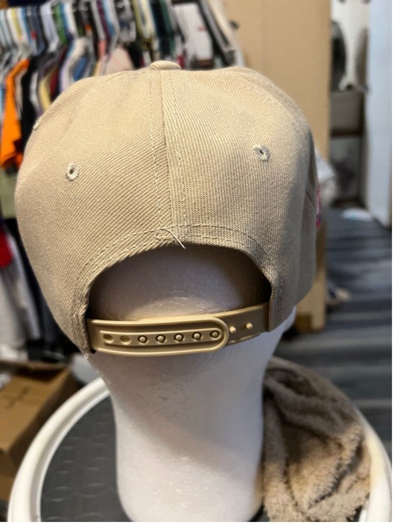 Other Men's Unbranded Beige White LA Wings Halo Snapback Hat Size ONE SIZE - 3 Thumbnail