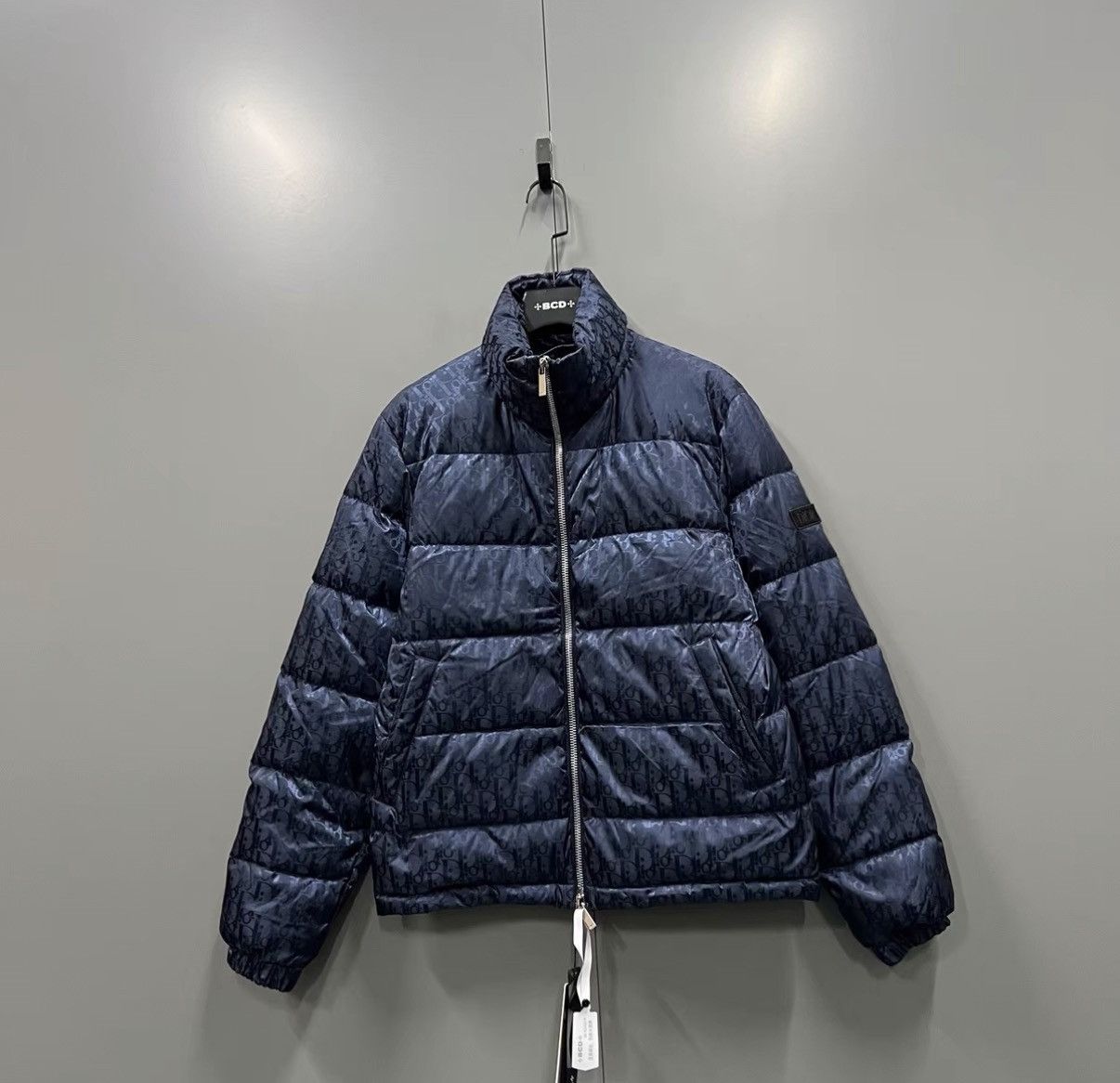 Dior Dior Navy Blue All-over Monogram Down Jacket J41 Size US S / EU 44-46 / 1 - 1 Thumbnail