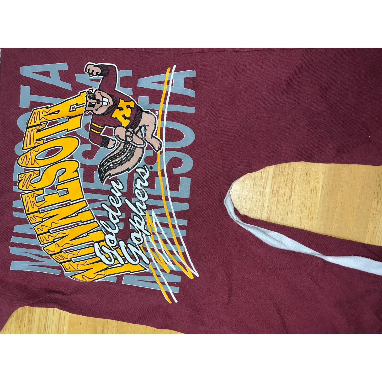 Vintage Baby Golden Gophers One Piece Minnesota College 12 Months Size XL / US 12-14 / IT 48-50 - 4 Thumbnail