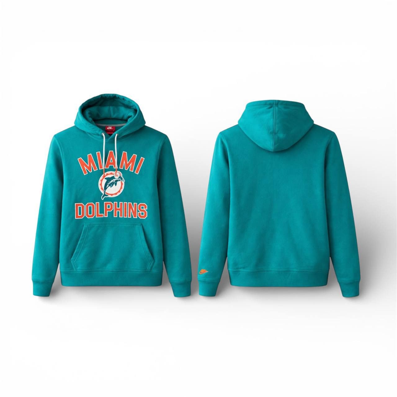Nike MIAMI DOLPHINS NIKE MENS FAN AUTHENTIC HOODIE SIZE M Size US M / EU 48-50 / 2 - 3 Thumbnail