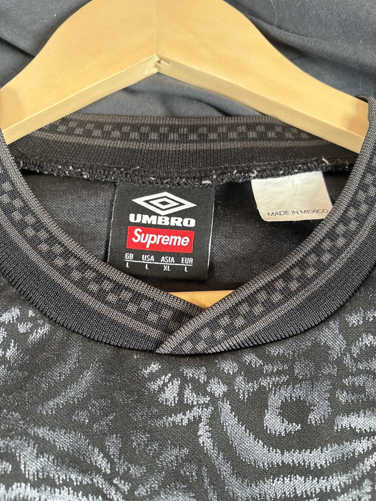Supreme Supreme Umbro Jacquard Animal Print Soccer Jersey | Grailed