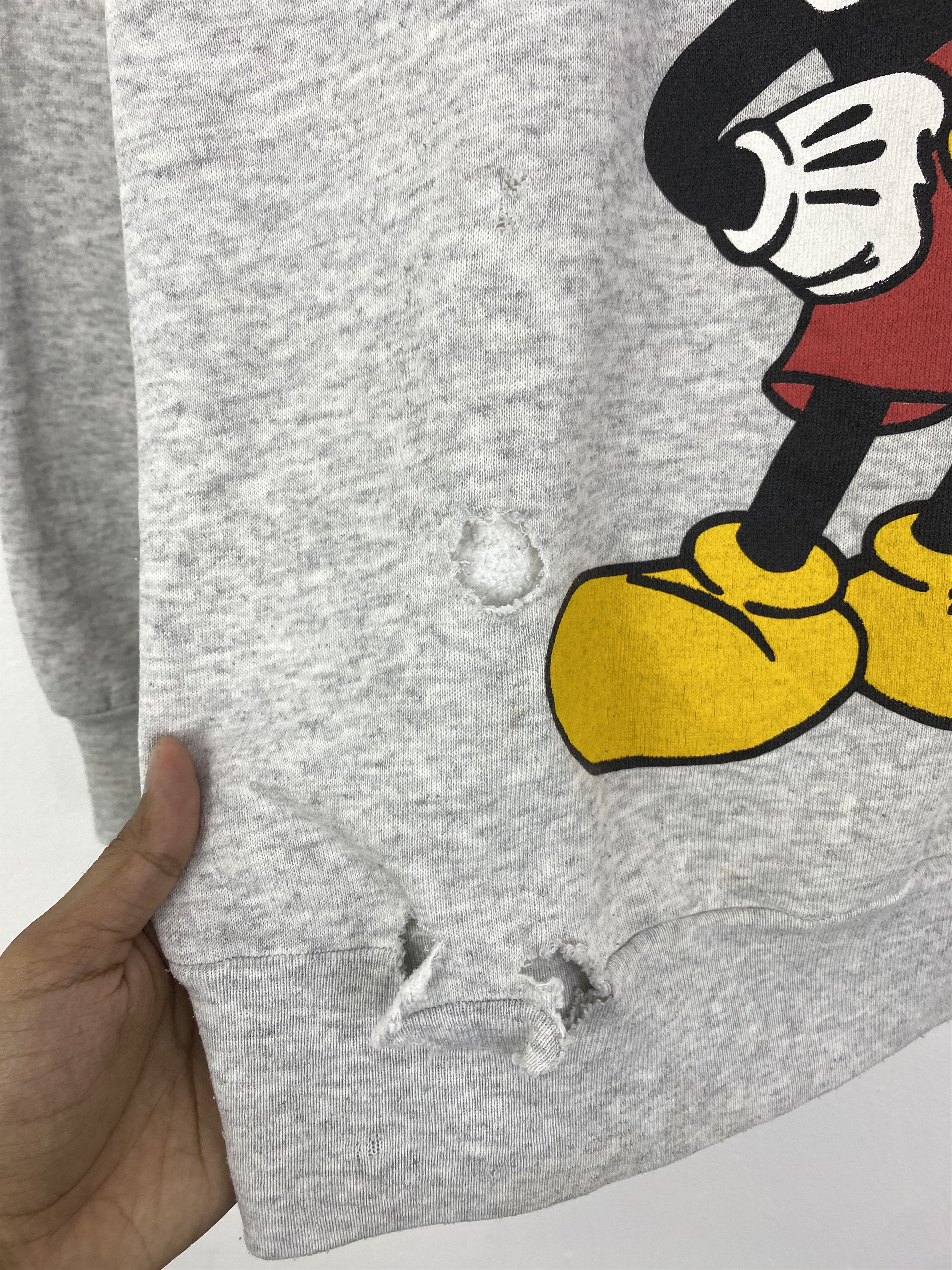Mickey Mouse Vintage 90s Disney Mickey Mouse Printed Sweatshirt SH0100 Size US M / EU 48-50 / 2 - 9 Thumbnail