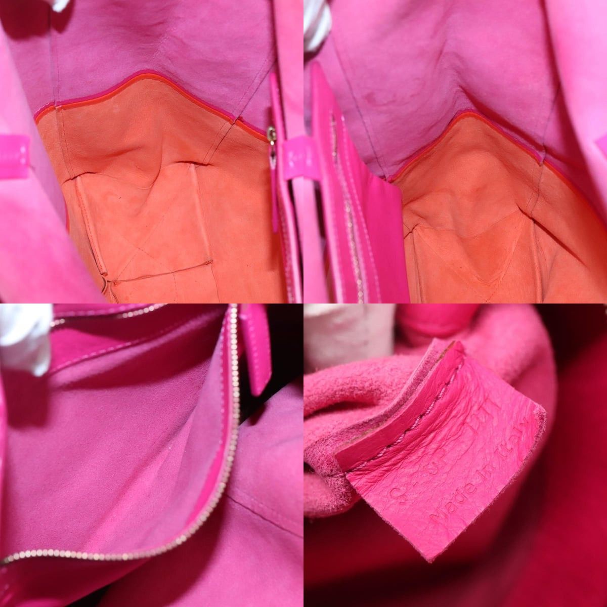Celine CELINE Tote Bag Leather Pink Gold Size ONE SIZE - 12 Thumbnail