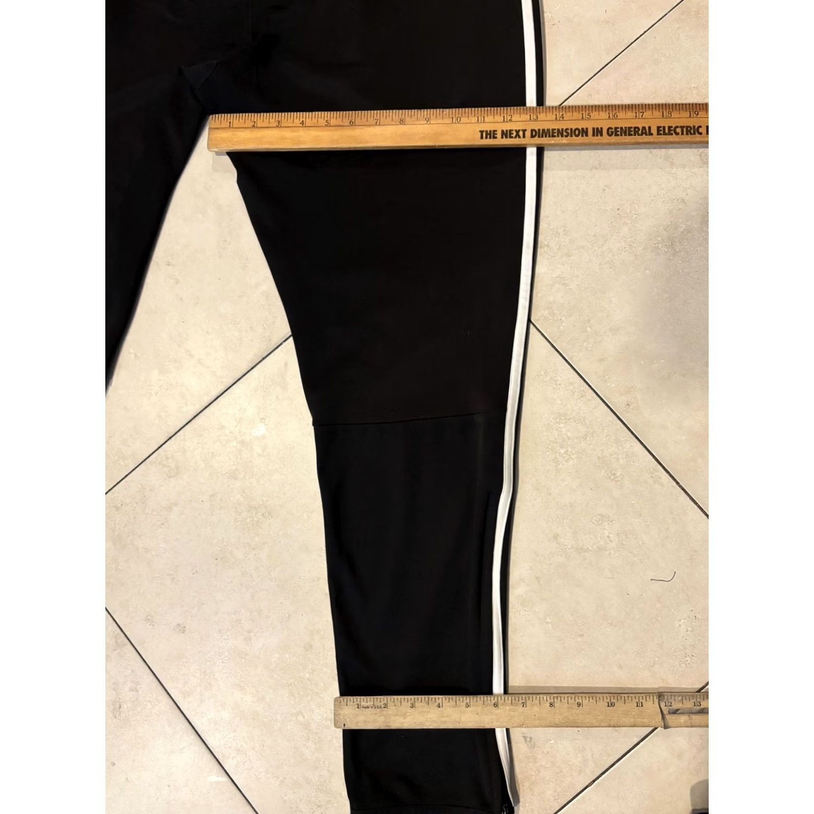 Adidas Adidas Track Pants Mens XL Black Climacool Joggers Zip Pockets 3-Stripes Size US 36 / EU 52 - 8 Thumbnail