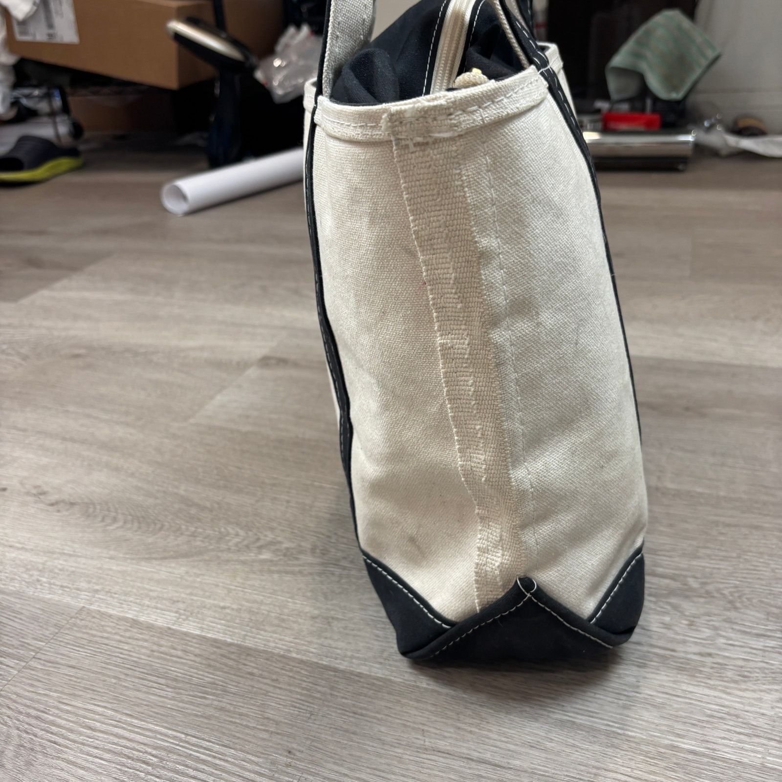 L.L. Bean × Vintage Vintage 90s LL Bean Boat and Tote Zip Top Mini Tote 17x12 Size ONE SIZE - 4 Thumbnail