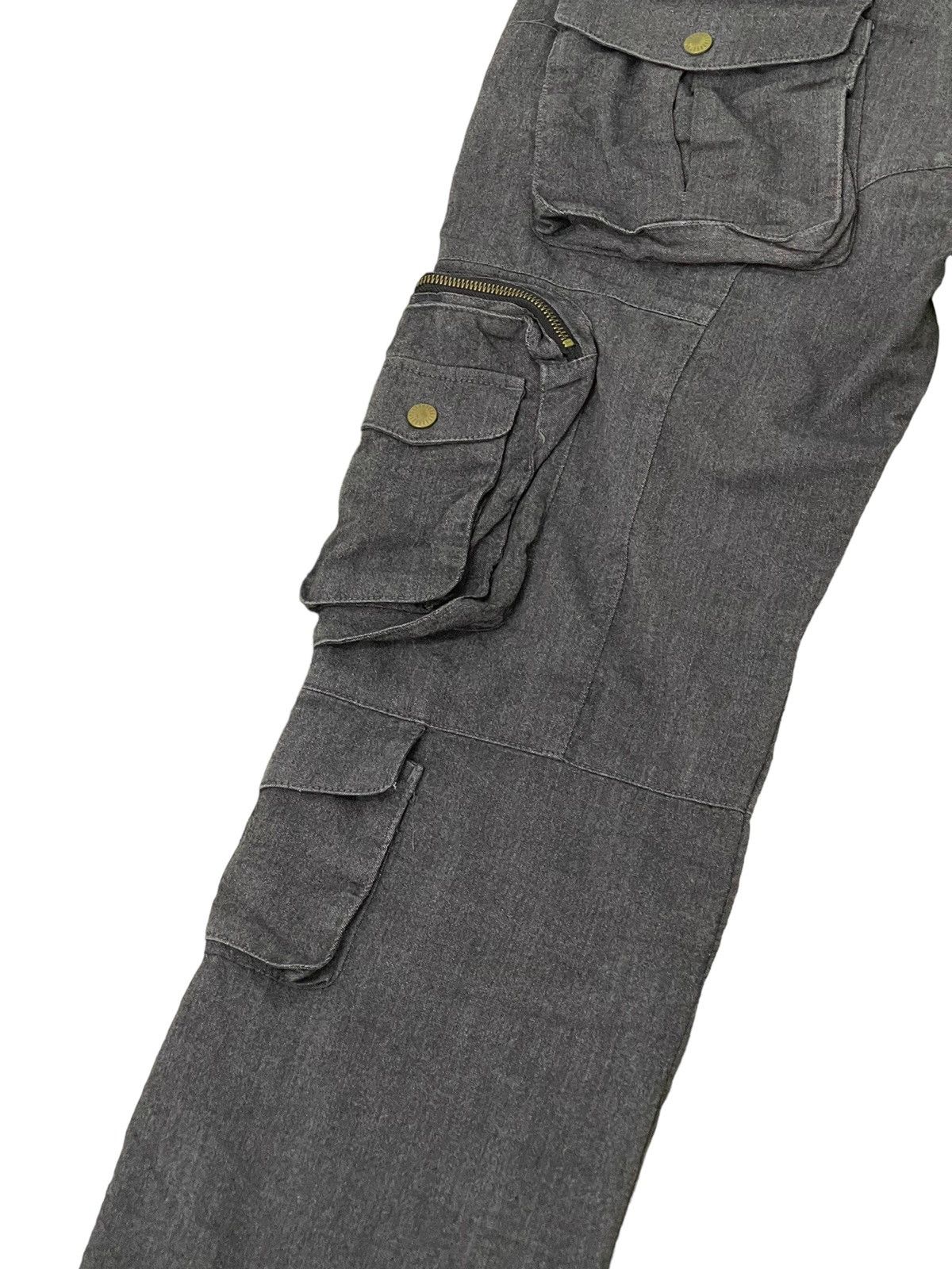 Japanese Brand Tactical Cargo Multipockets Morgan Homme Regular Fit 3🟦 Size US 29 - 12 Thumbnail
