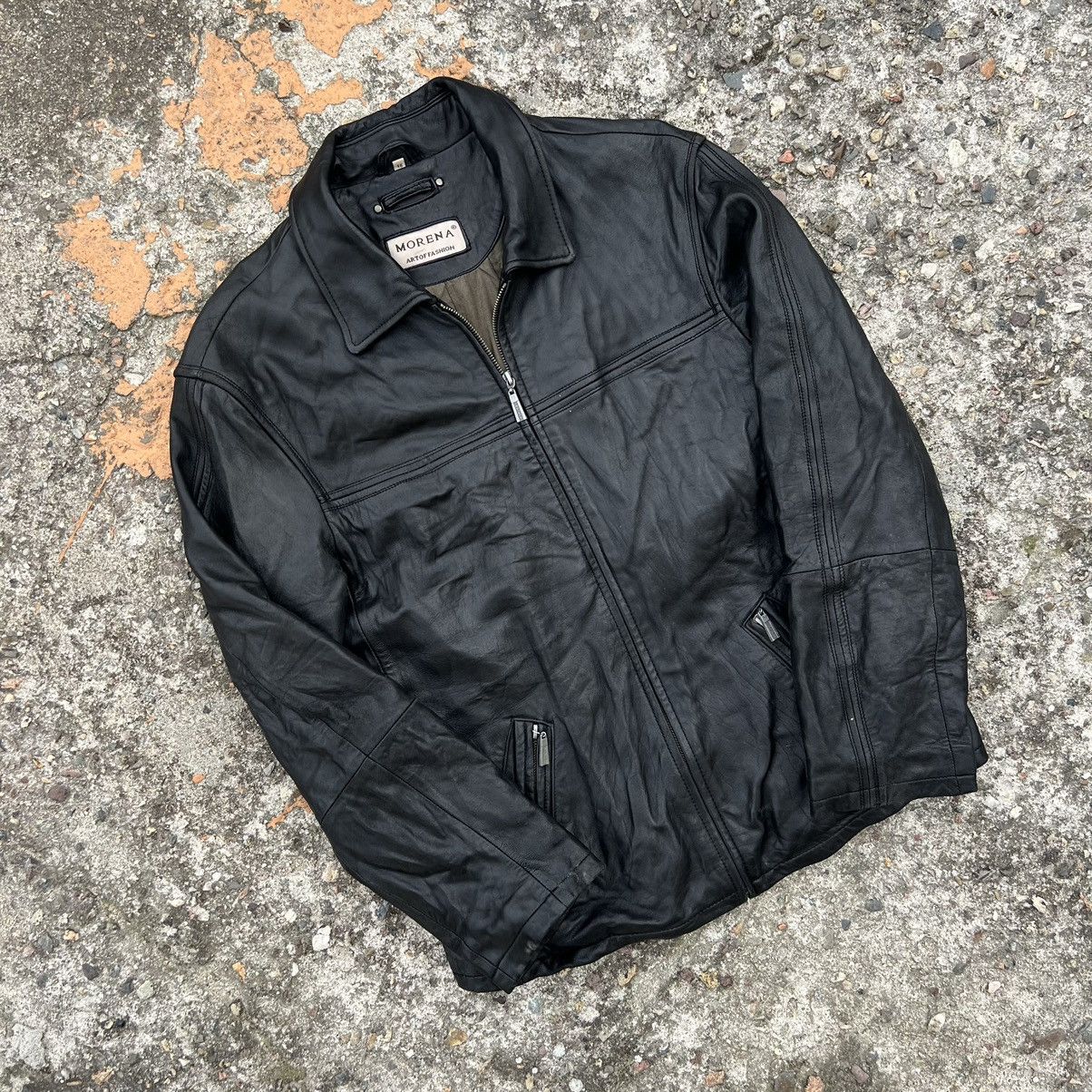 Leather × Vintage Vintage Genuine Real Leather Jacket High Quality Rock Punk Size US M / EU 48-50 / 2 - 4 Thumbnail