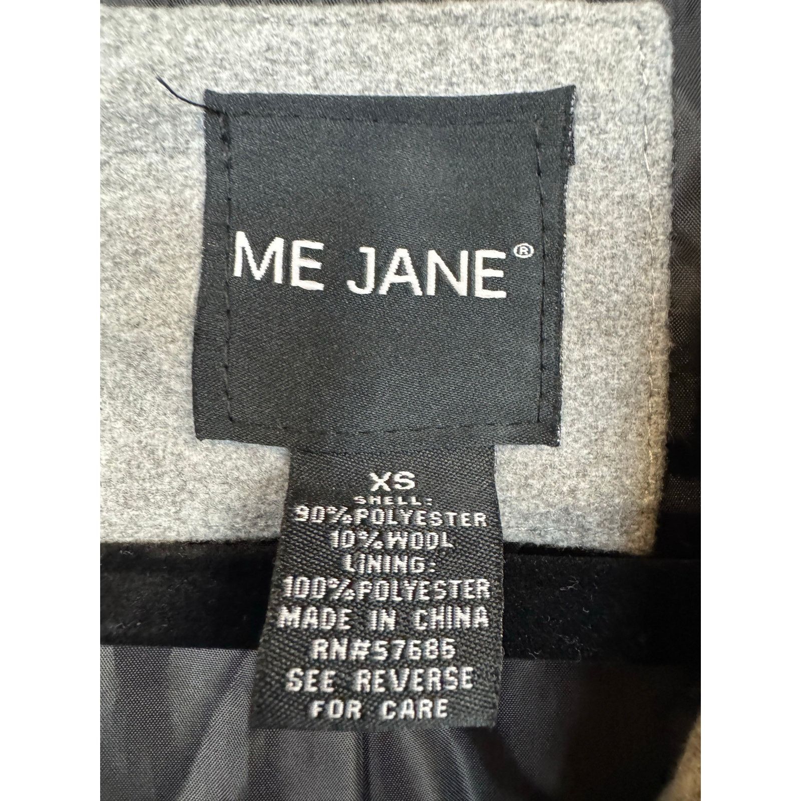 Other Me Jane Gray Pea Coat Women's Size XS Size XS / US 0-2 / IT 36-38 - 3 Thumbnail