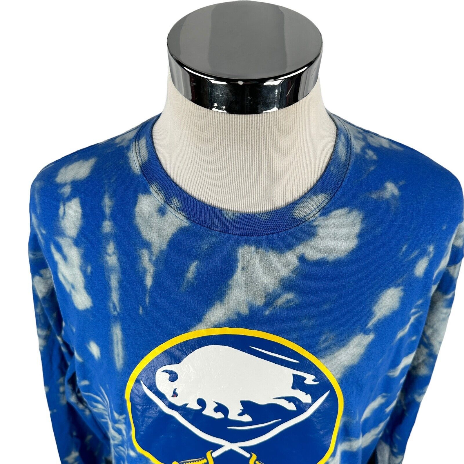 NHL Buffalo Sabres LaFontaine T-Shirt Medium Tie Dye Long Sleeve Size US M / EU 48-50 / 2 - 2 Thumbnail