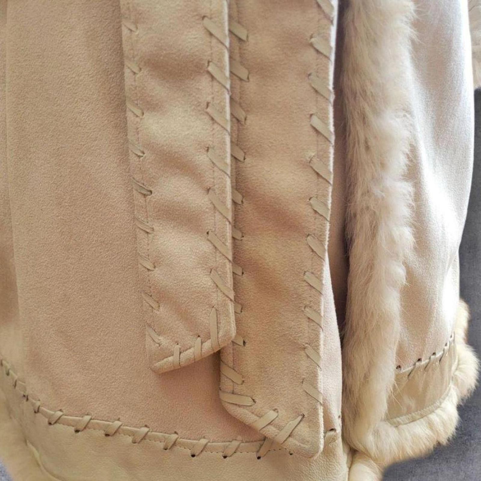 Other Real rabbit fur fairy grunge vintage penny lane coat jacket Size XS / US 0-2 / IT 36-38 - 6 Thumbnail