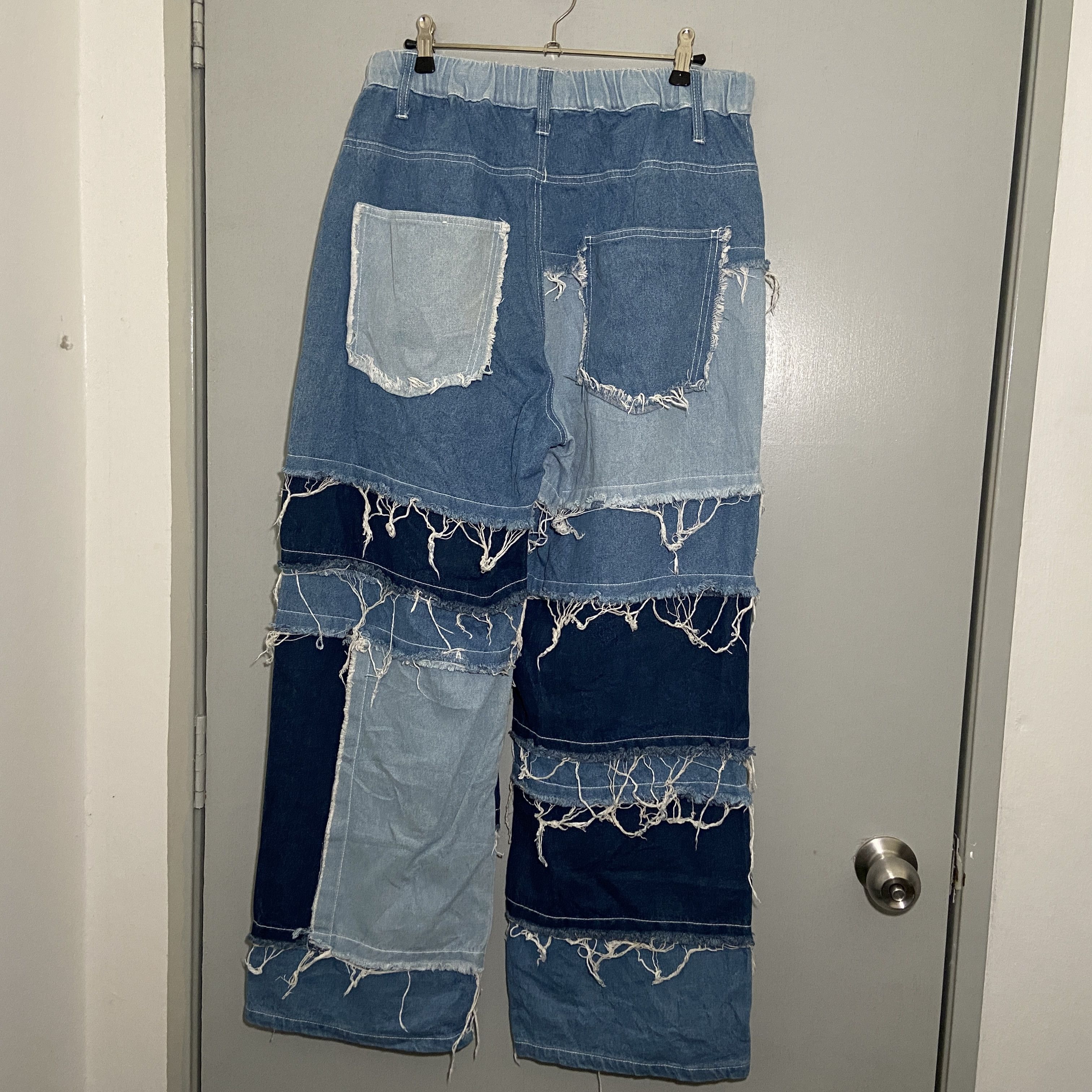 If Six Was Nine Jungle storm Hagi Patchwork Loose Jeans Size US 32 / EU 48 - 4 Thumbnail