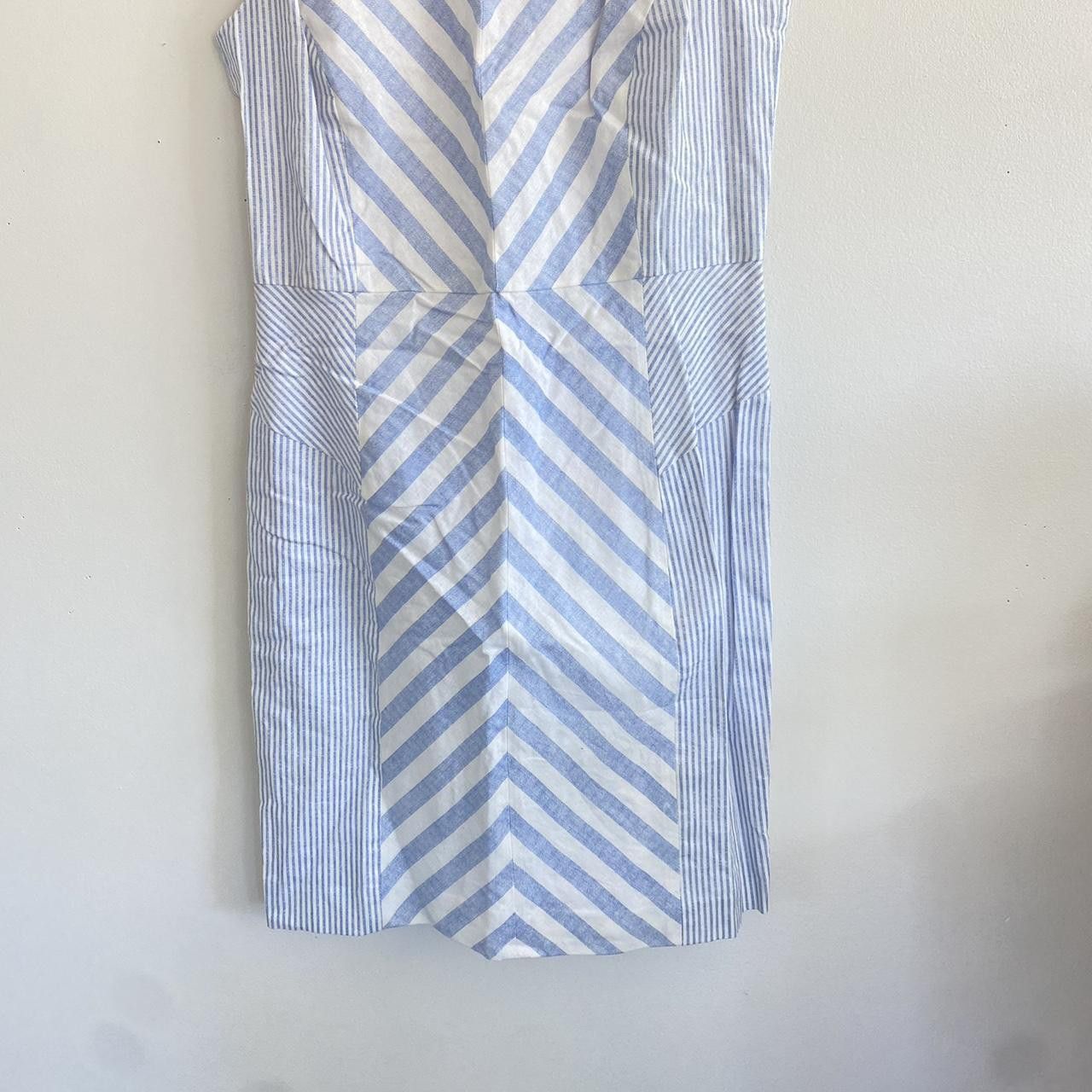 Vintage ANA A NEW APPROACH DRESS BLUE WHITE NAUTICAL PREPPY MEDIUM Size M / US 6-8 / IT 42-44 - 3 Thumbnail