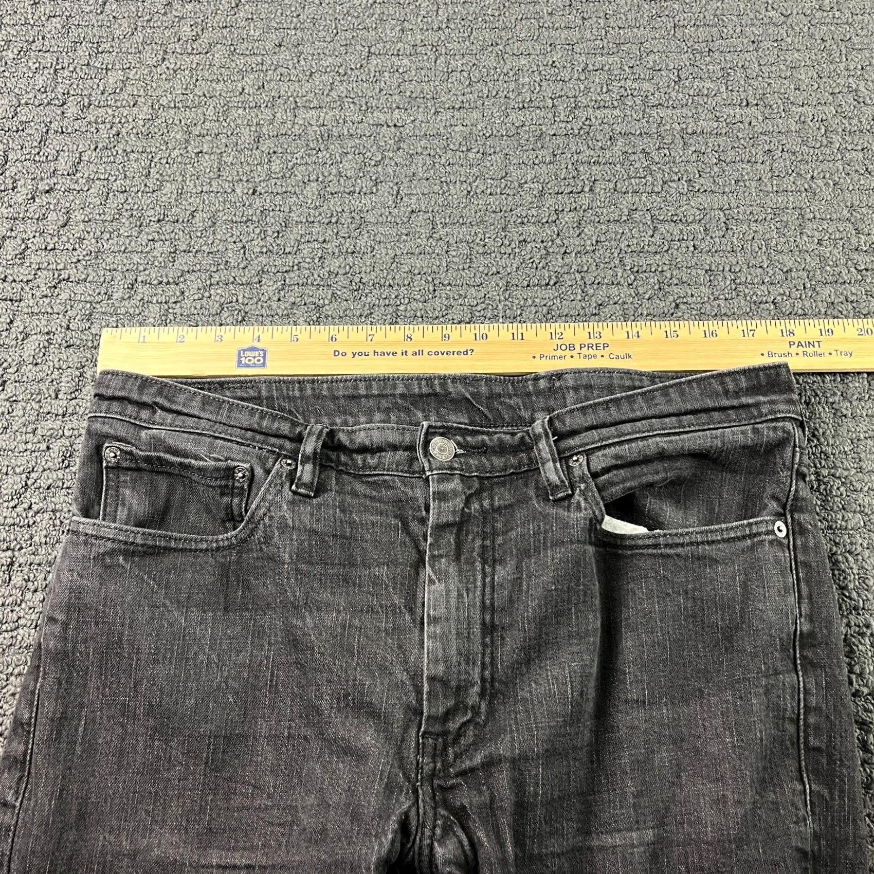 Levi's Levi's 511 Jeans Slim Straight Denim Black 36x30 Adult Men Regular Inseam 30in Cotton Zip Logo Vintage: No Size US 36 / EU 52 - 7 Thumbnail