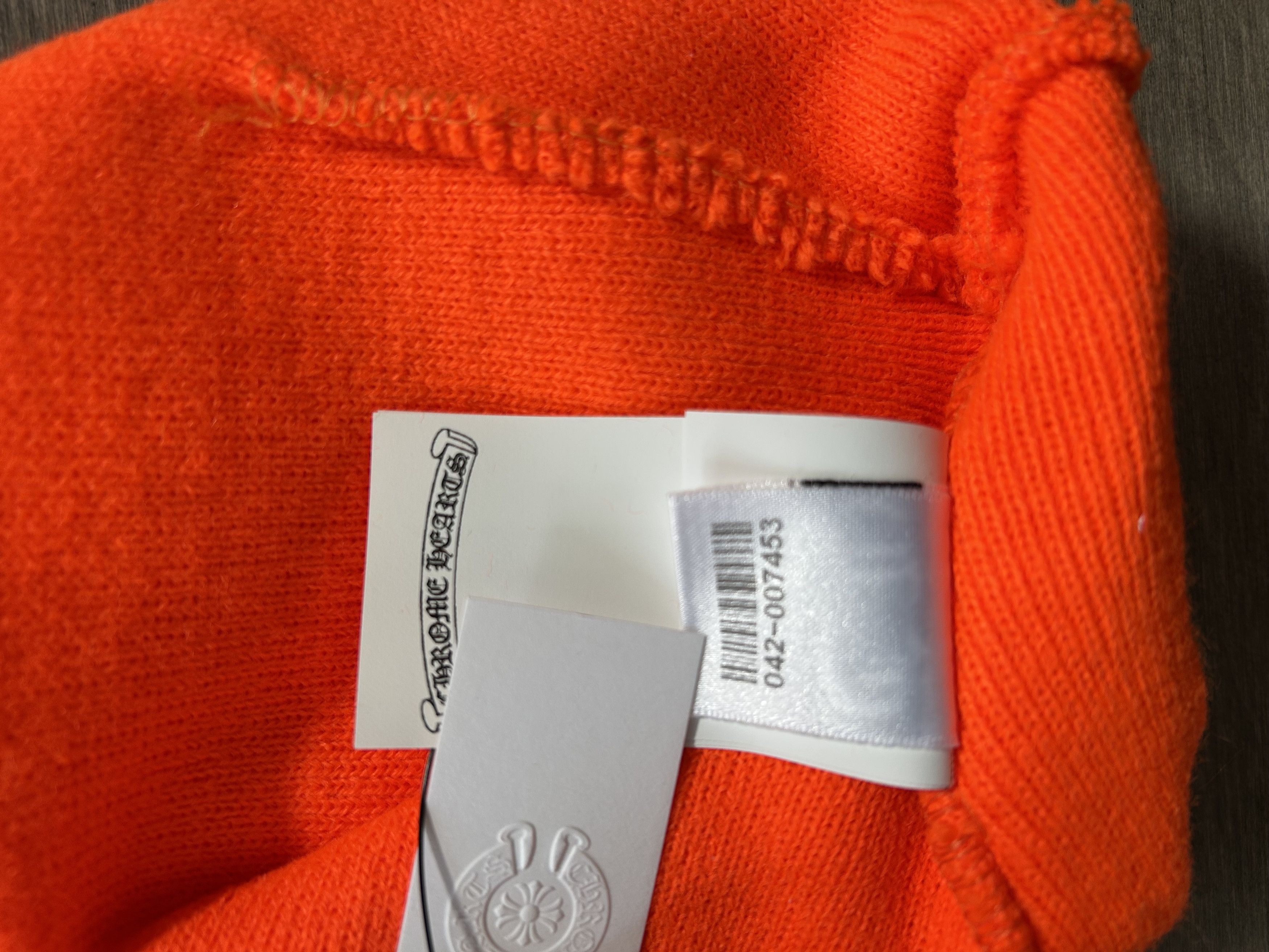 Chrome Hearts Chrome Hearts CH Logo Beanie Orange Size ONE SIZE - 7 Thumbnail