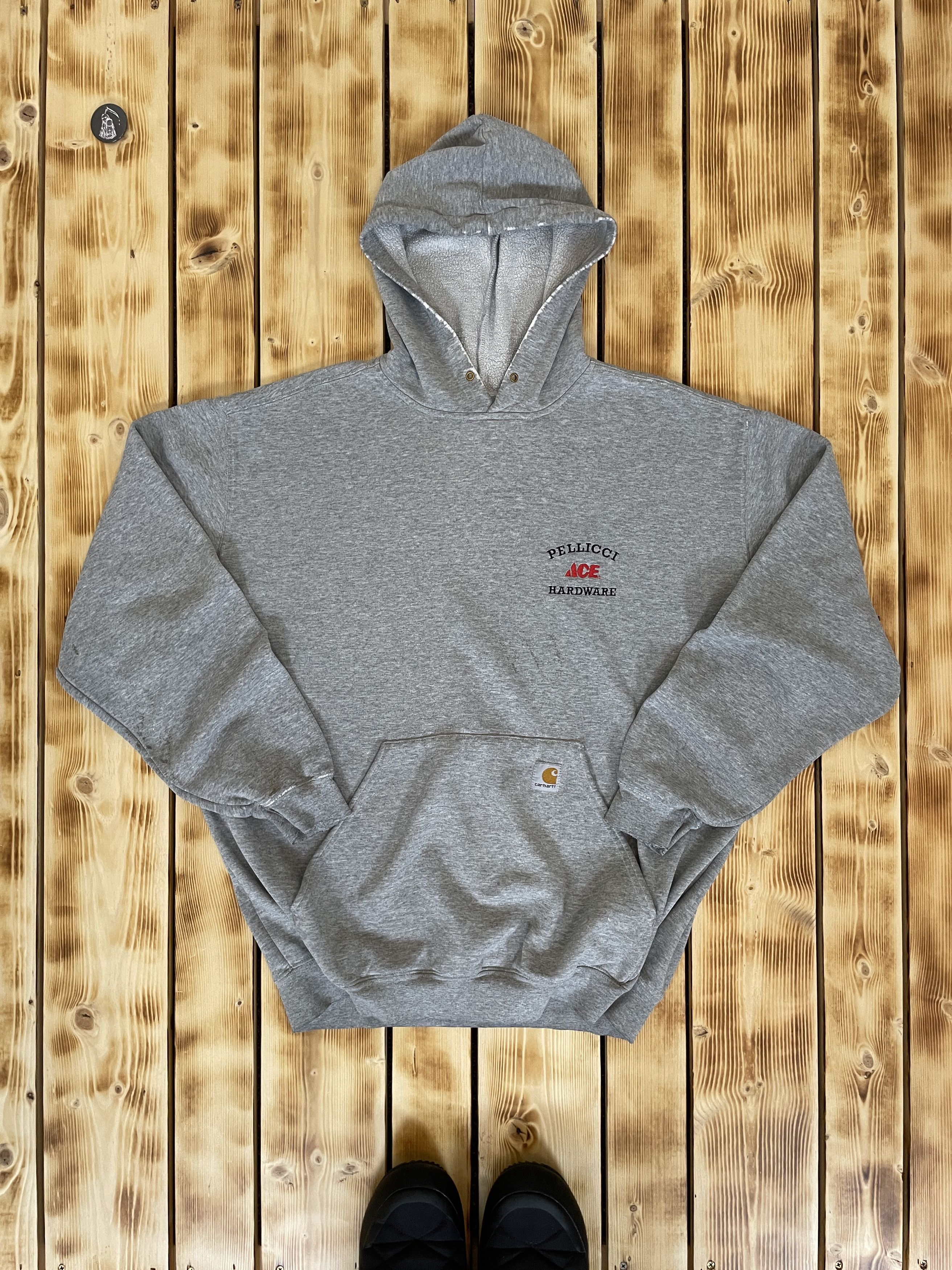 Carhartt Carhartt Distressed Pellicci Ace Hardware Hoodie Thrashed Size US XL / EU 56 / 4 - 1 Thumbnail