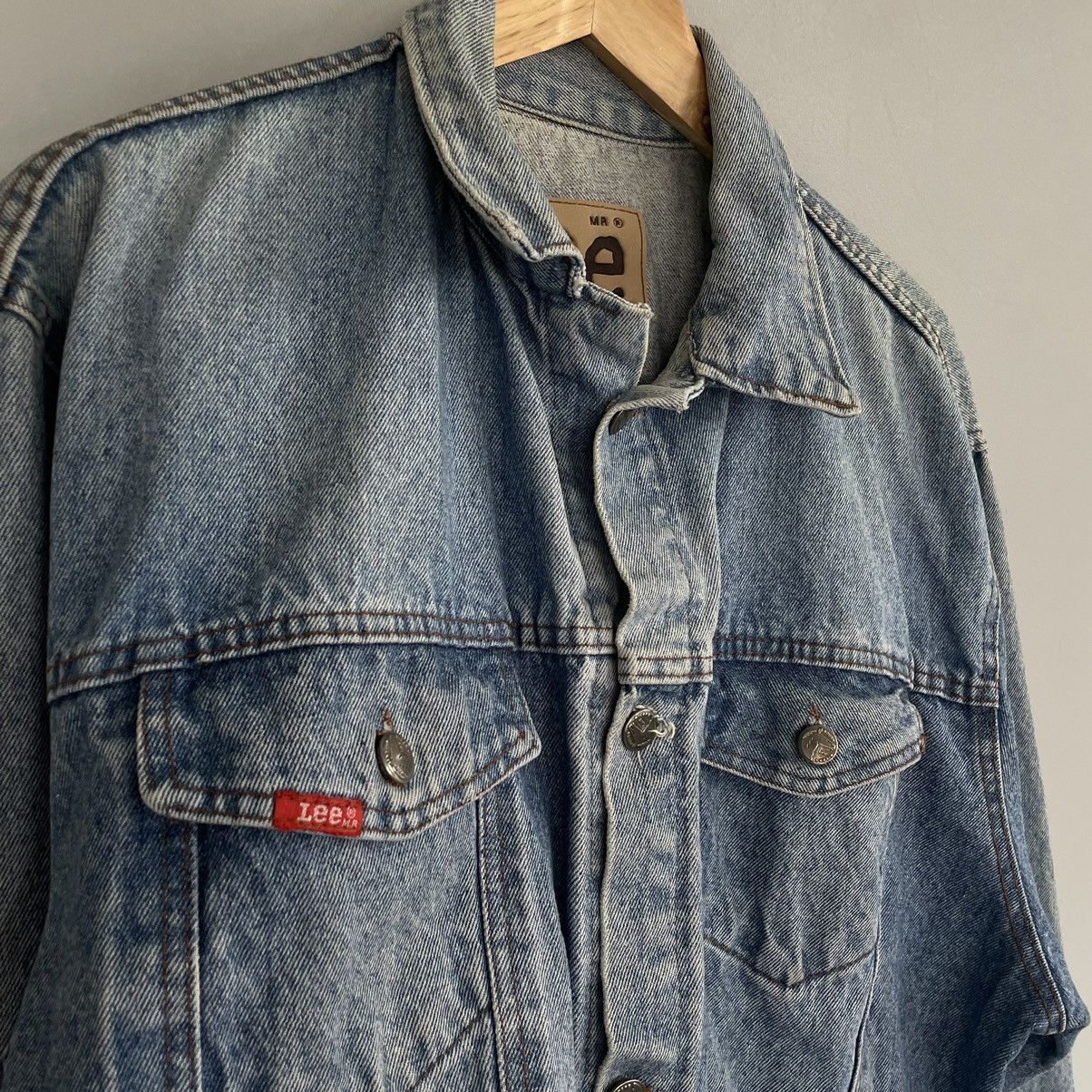 Lee × Vintage Vintage LEE Denim jacket style Japanese y2k Size US M / EU 48-50 / 2 - 7 Thumbnail