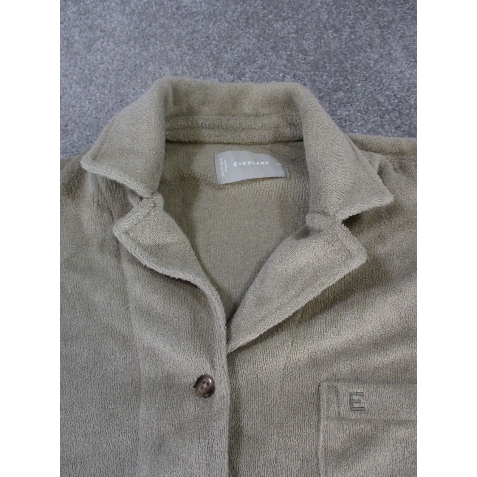 Everlane Everlane Blouse Womens Xs Brown Cotton Short Sleeve Size XS / US 0-2 / IT 36-38 - 2 Thumbnail