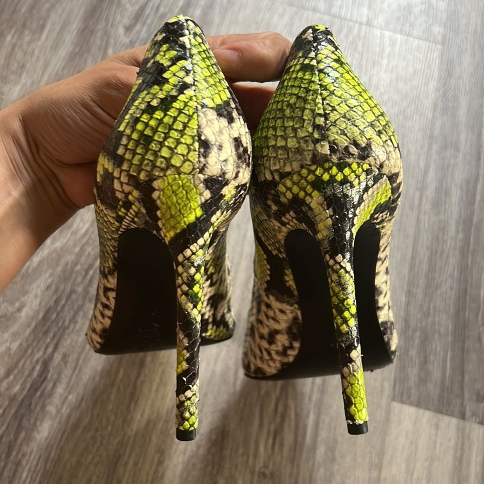 Alice + Olivia Alice and Olivia x Revolve Creda Heels in Neon Animal Print Size US 9 / IT 39 - 7 Thumbnail
