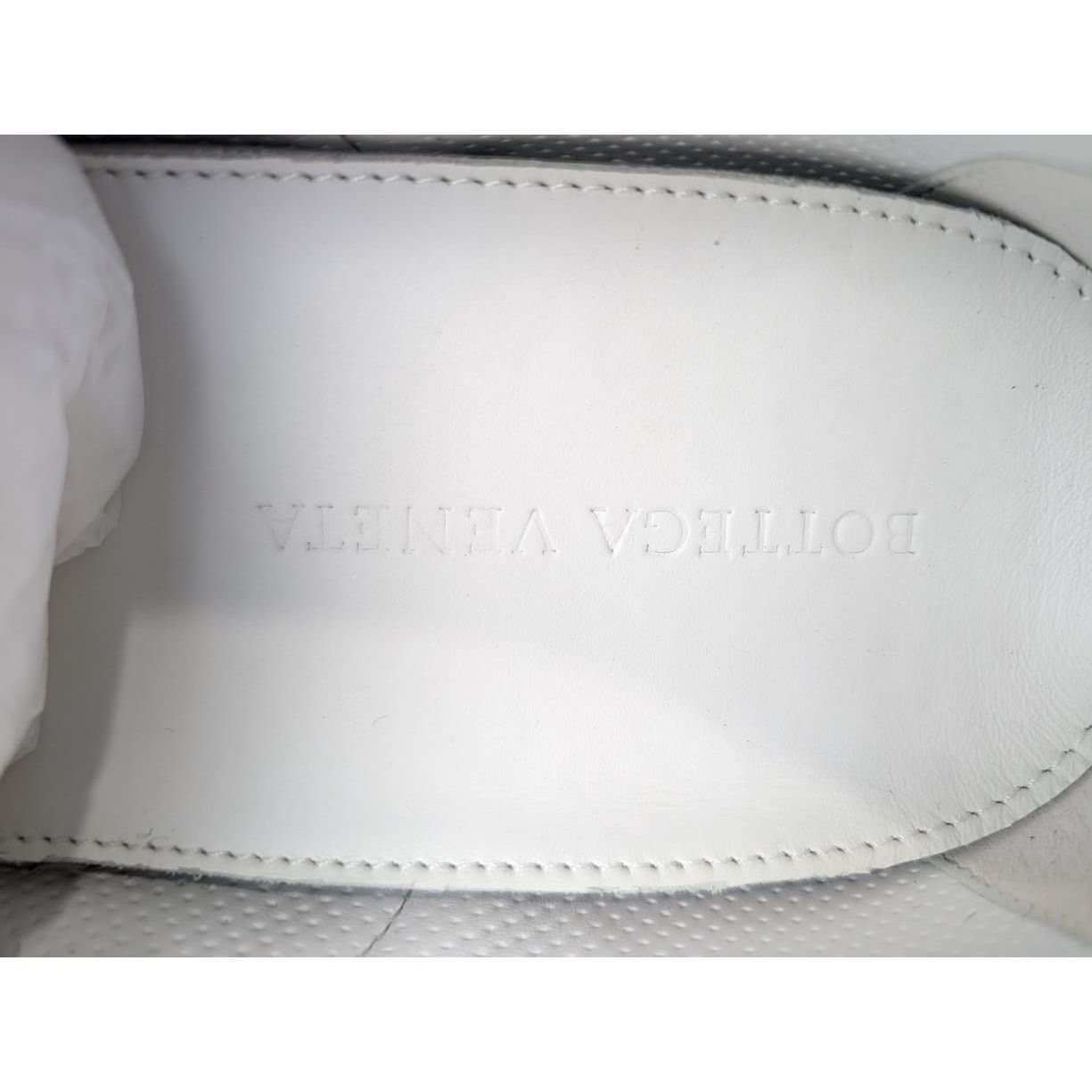 Bottega Veneta o1rshd1 Bolt Calf Intrecciato Sneakers in Nero / Optic White Size US 7.5 / EU 40-41 - 10 Thumbnail